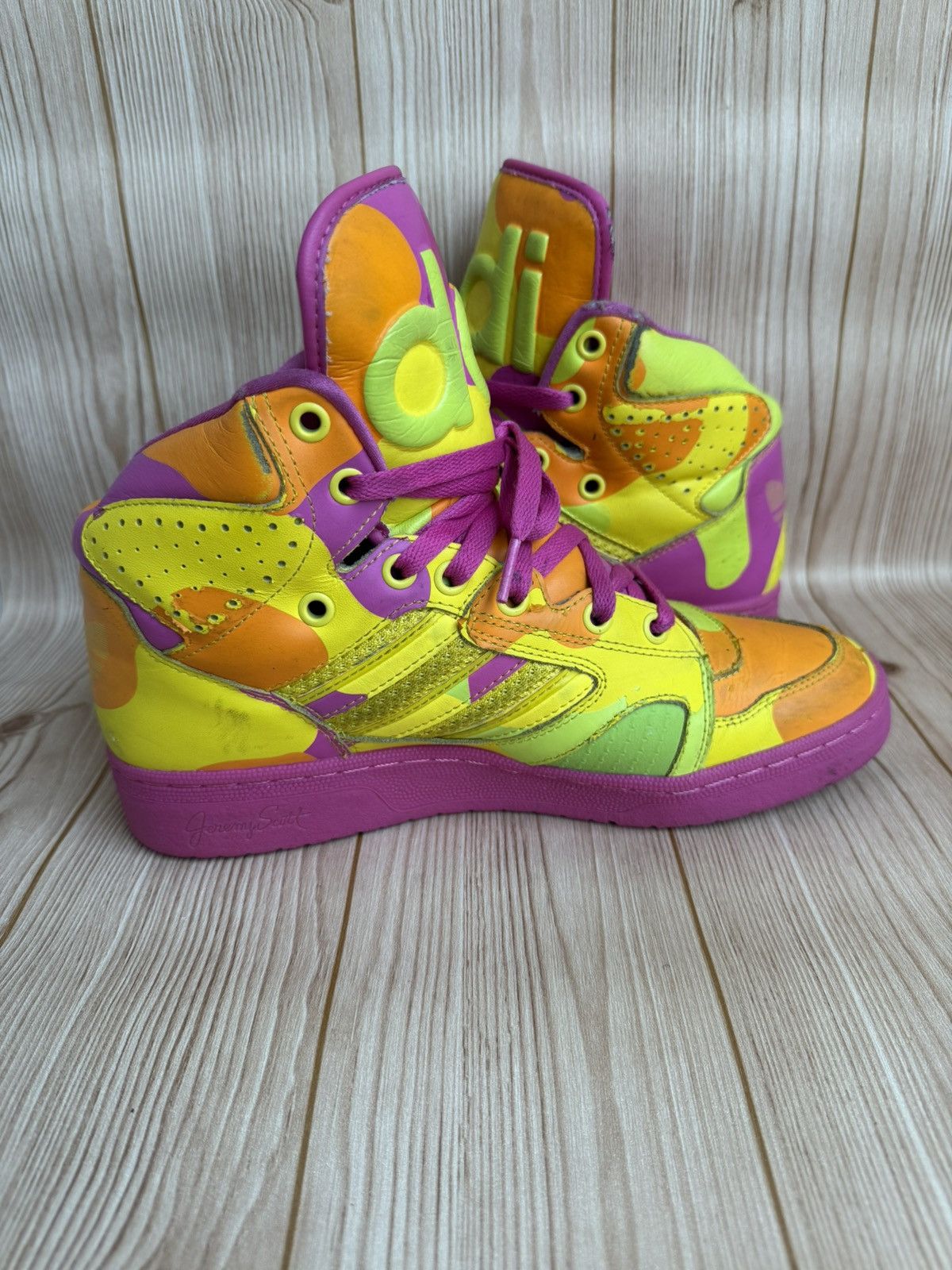 Adidas × Jeremy Scott Neo camo instinct sneakers Size US 7.5 / EU 40-41 - 12 Thumbnail