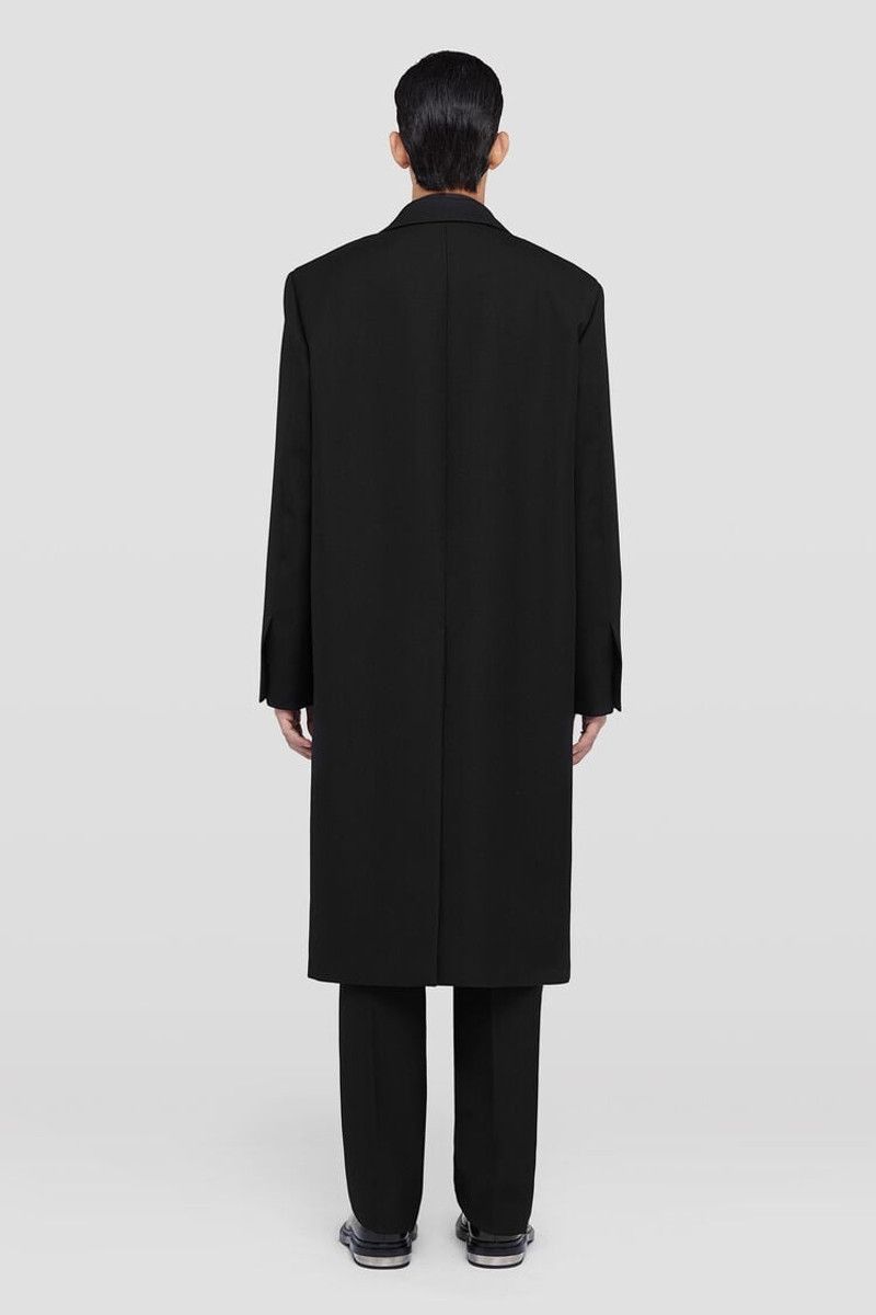 Jil Sander o1loc1c0426 Tailored Coat in Black Size US S / EU 44-46 / 1 - 5 Thumbnail