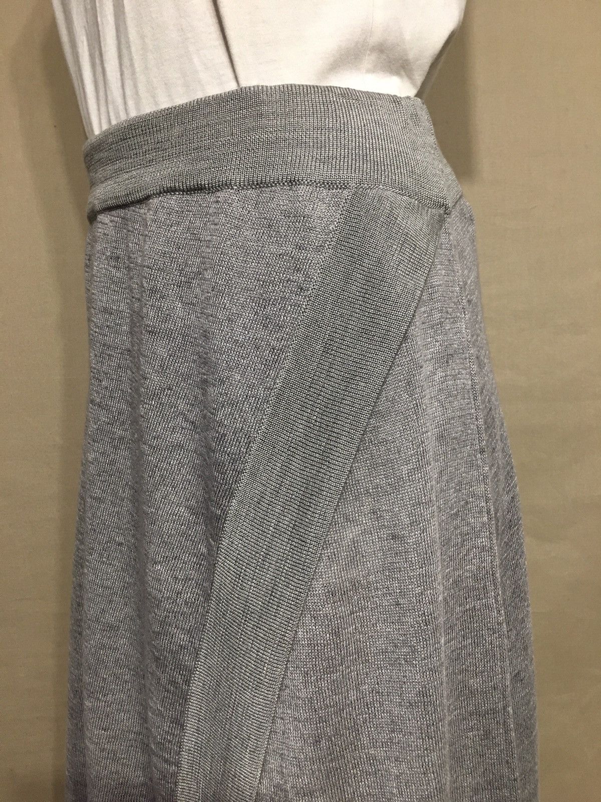Bamford BAMFORD England Linen Silk Grey Maxi Skirt Size L Size 30" / US 8 / IT 44 - 5 Thumbnail