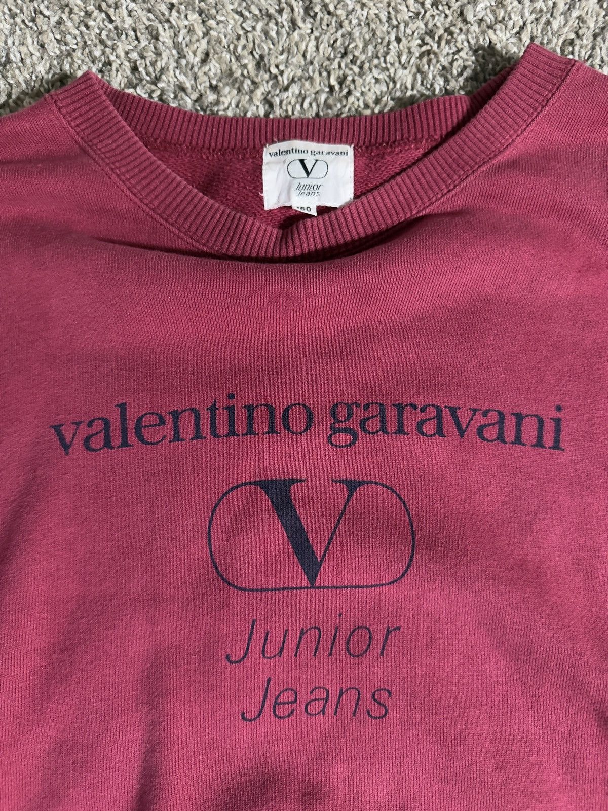 Burgundy Valentino Sweatshirt