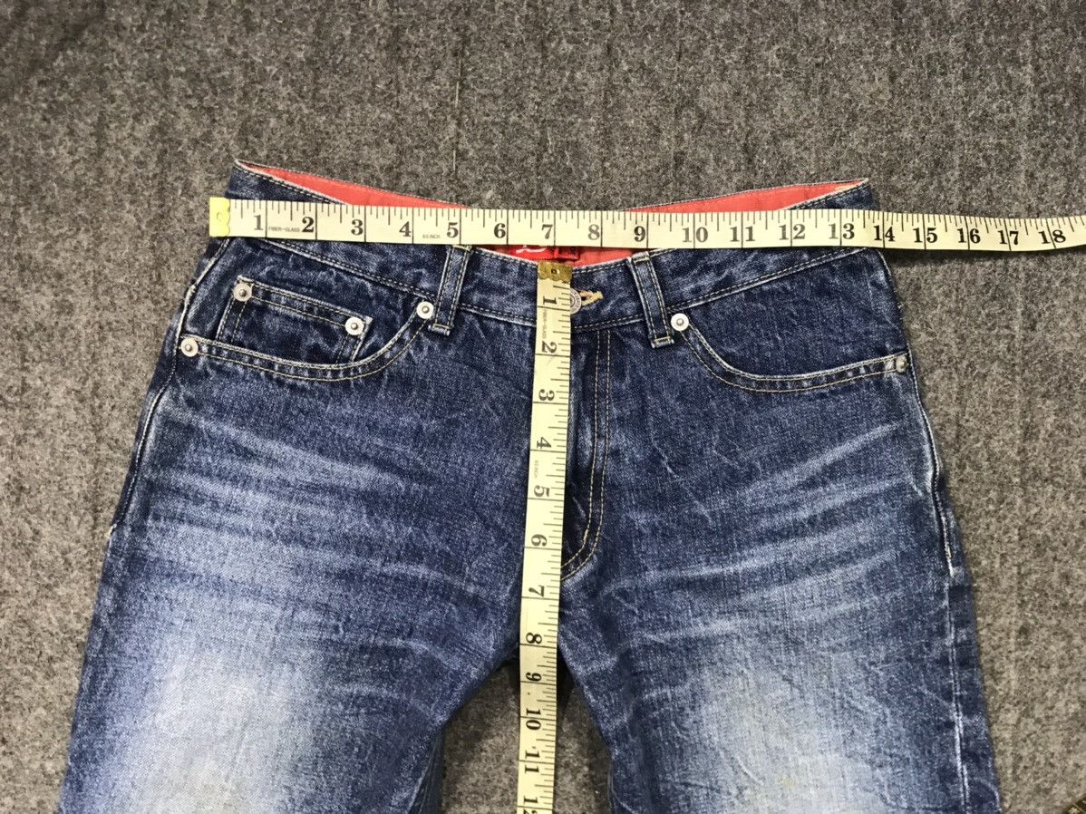 Japanese Brand X Girl Japan Zipper Indigo Denim Jeans Pants Straight Cut Size 28" / US 6 / IT 42 - 13 Thumbnail