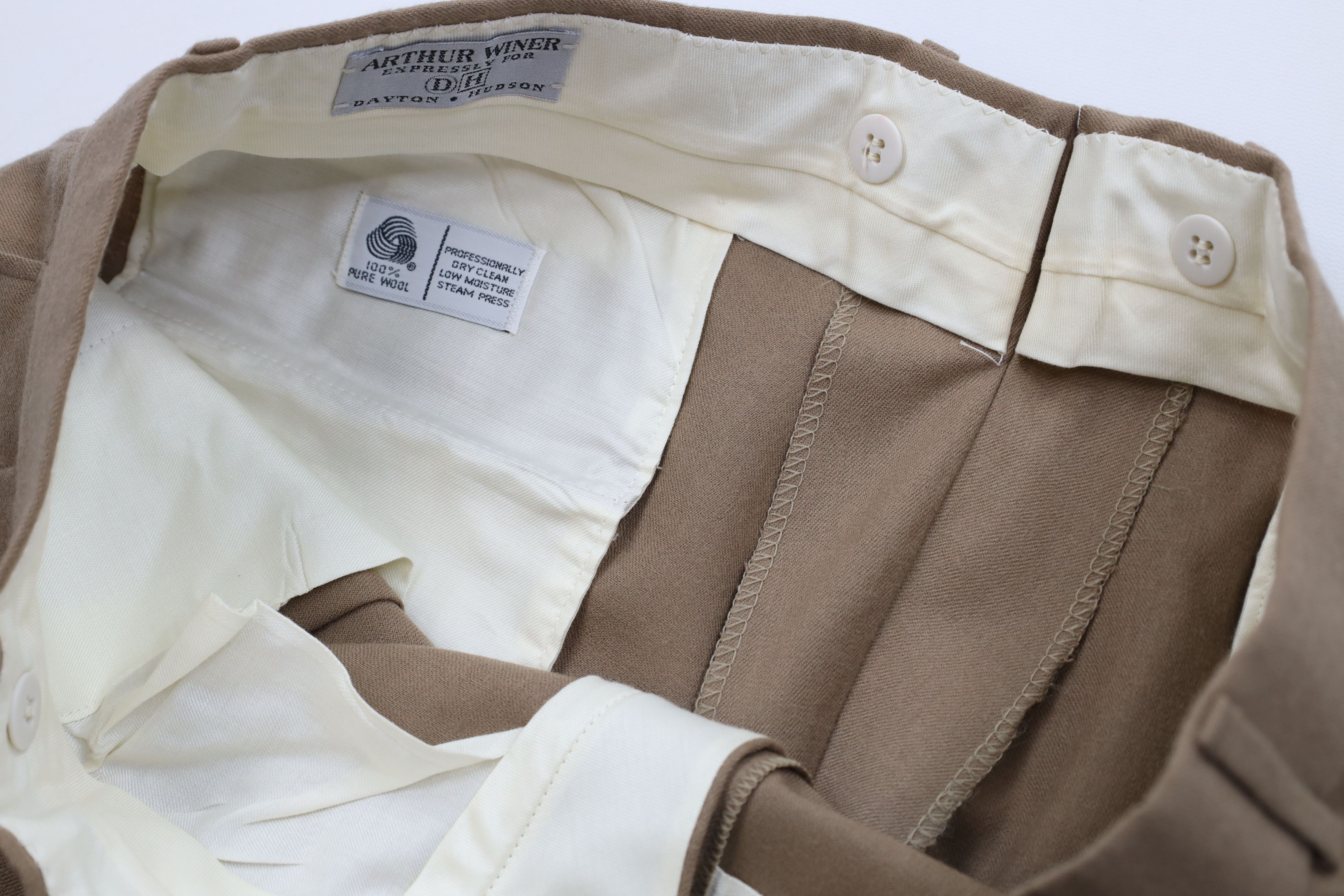 Vintage Vintage 70s 80s Streetwear Knit Wide Leg Chino Pants USA Size US 36 / EU 52 - 8 Thumbnail