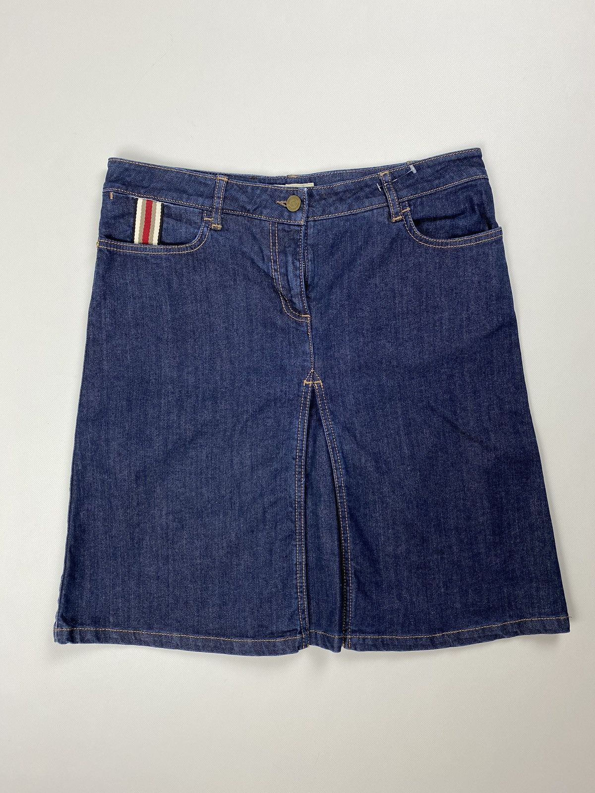 Burberry × Vintage Y2K Burberry ladies denim skirt size US 4 IT 38 Size 27" / US 4 / IT 40 - 1 Thumbnail
