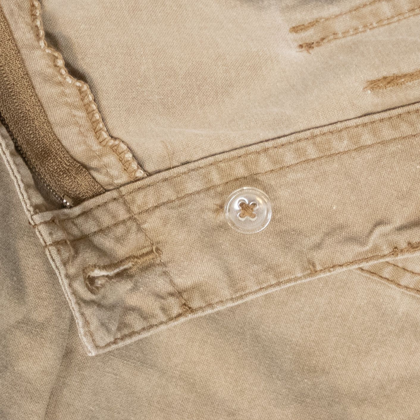 Royal Robbins Y2K 2000s Royal Robbins Front Pocket Baggy Tan Shorts Size US 35 - 13 Thumbnail