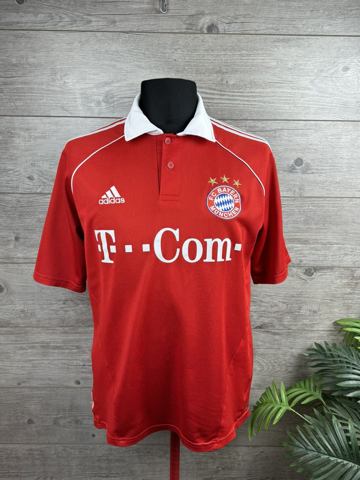 Adidas BAYERN ADIDAS 2006/2007 FOOTBALL HOME JERSEY SIZE L Size US L / EU 52-54 / 3 - 2 Thumbnail