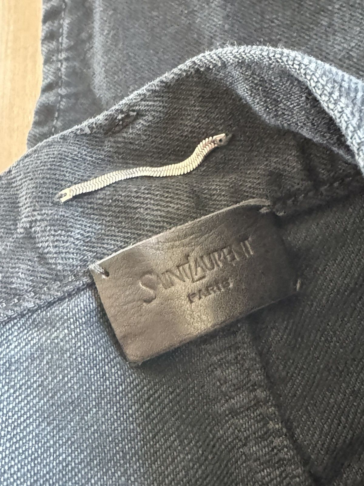 Yves Saint Laurent Saint laurent baggy black denim Size US 30 / EU 46 - 11 Thumbnail