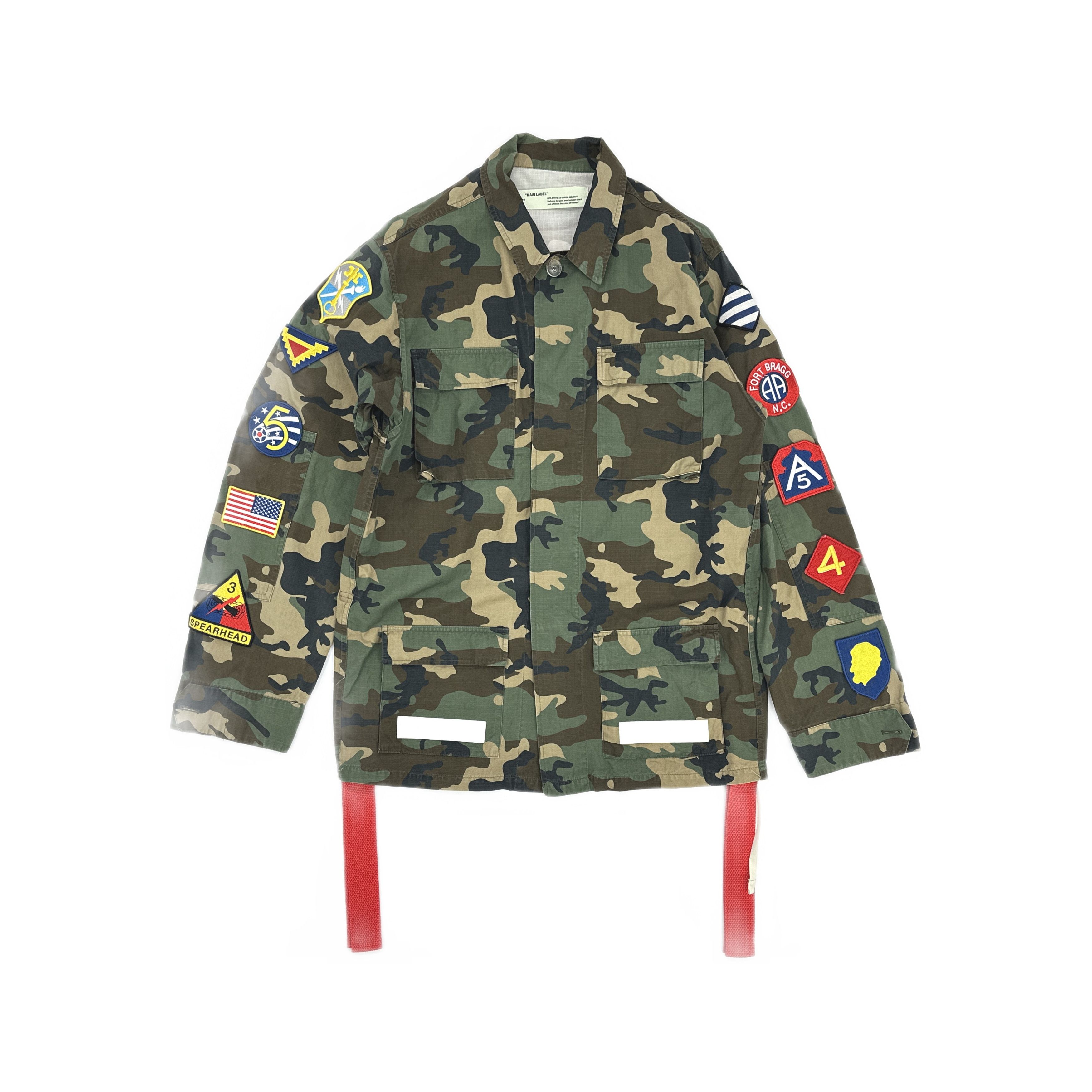 Off-White OFF-WHITE Camo Patchwork Light Jacket Size M Size US M / EU 48-50 / 2 - 1 Thumbnail