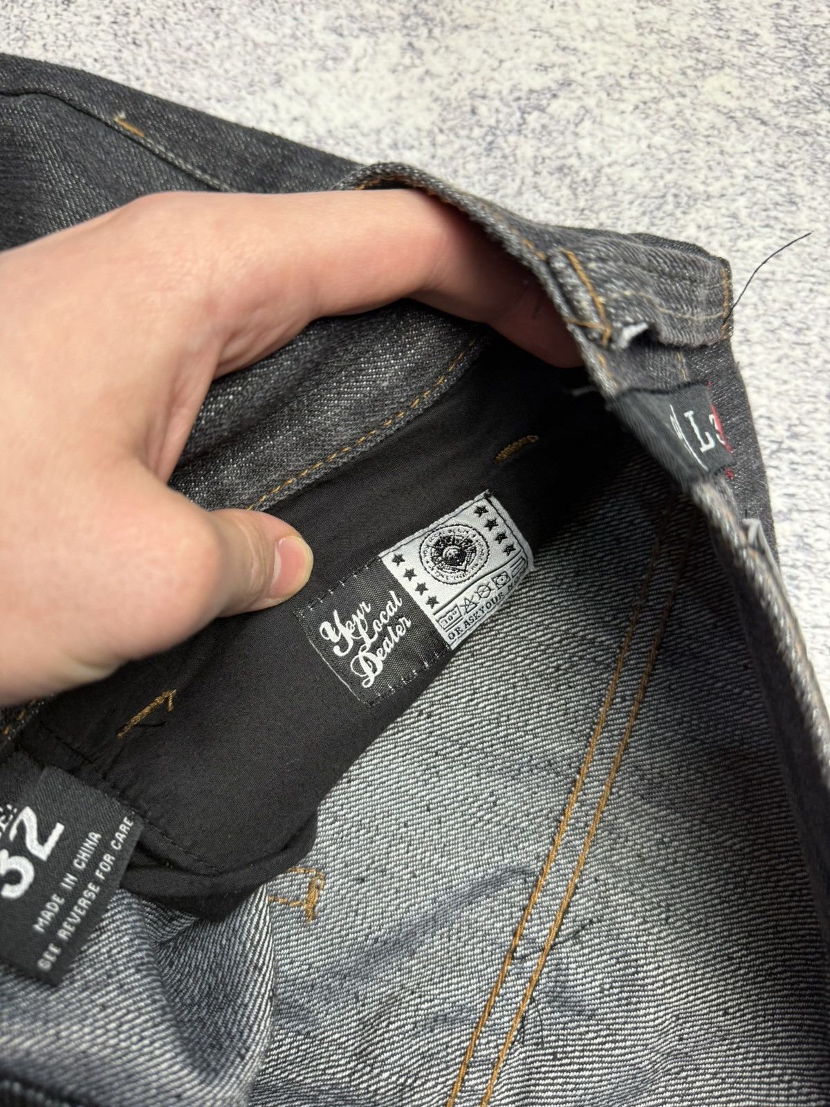 Japanese Brand Vintage Rap Pants Your Local Dealer Y2K Jeans Japanese Size US 32 / EU 48 - 11 Thumbnail