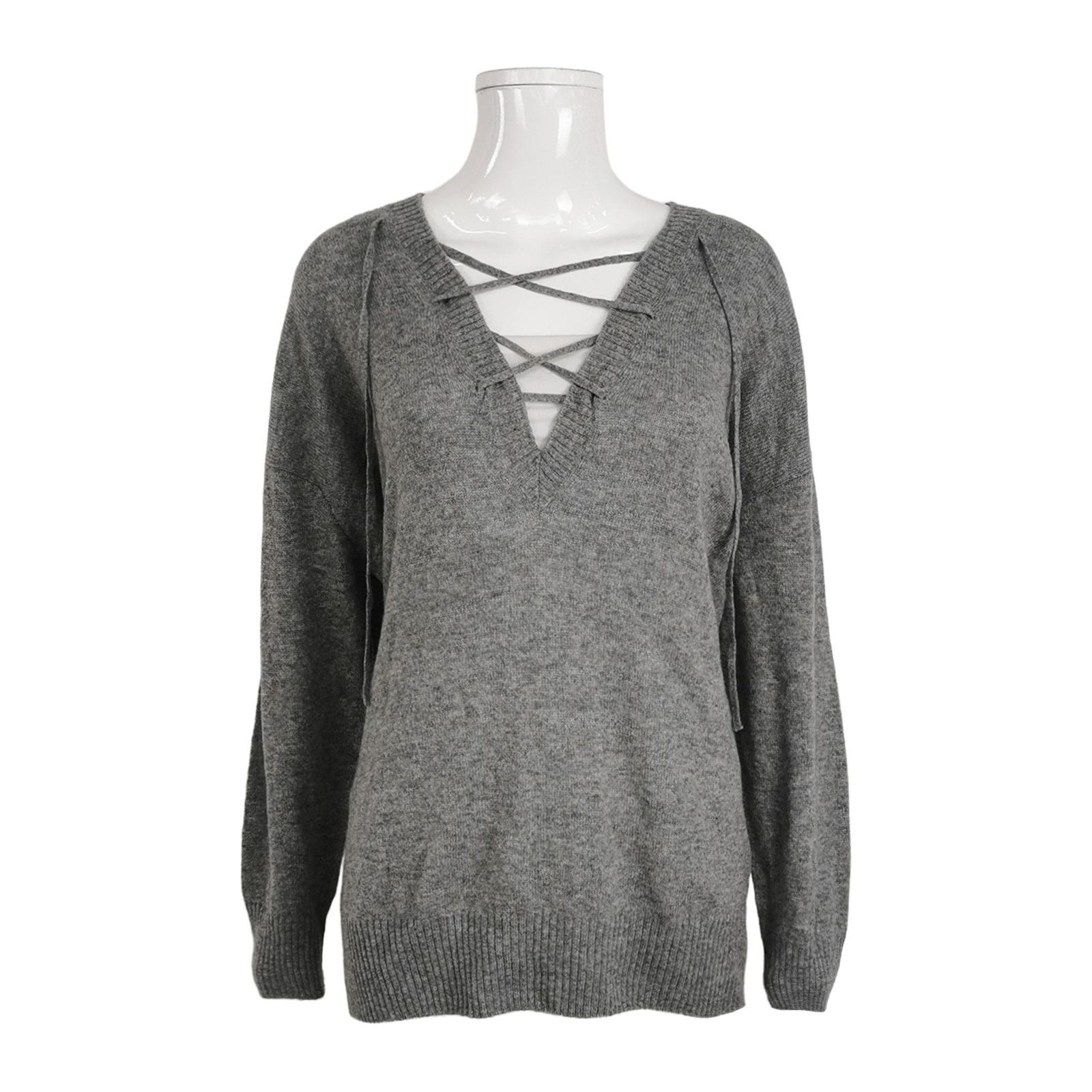 Prada Prada Cashmere Lace-Up Sweater Size 40 Size S / US 4 / IT 40 - 1 Thumbnail