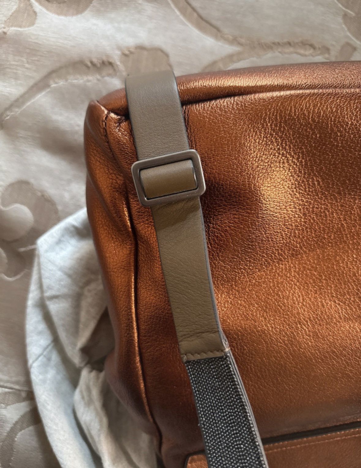 Brunello Cucinelli Brunello Cucinelli Leather Backpack Size ONE SIZE - 9 Thumbnail