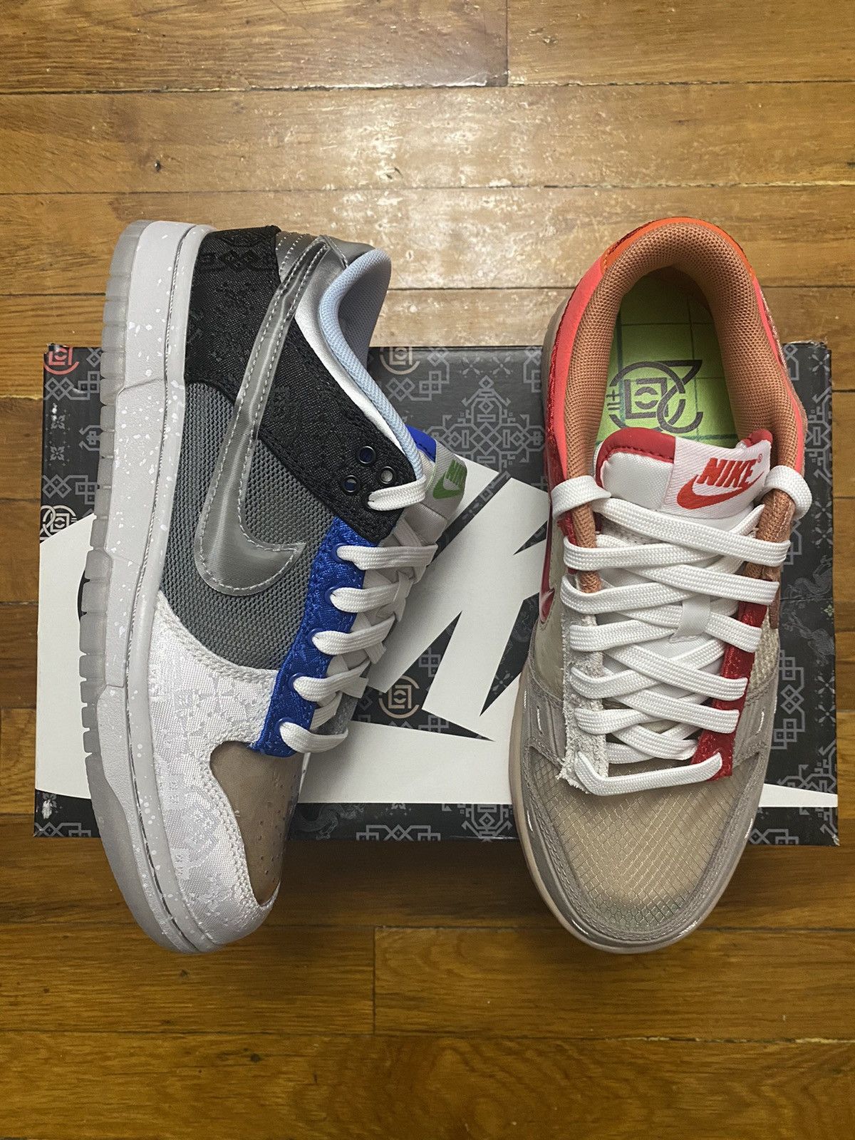 CLOT × Nike Size 6 - Nike Dunk Low SP What The CLOT with Card Men’s Size US 6 / EU 39 - 1 Thumbnail