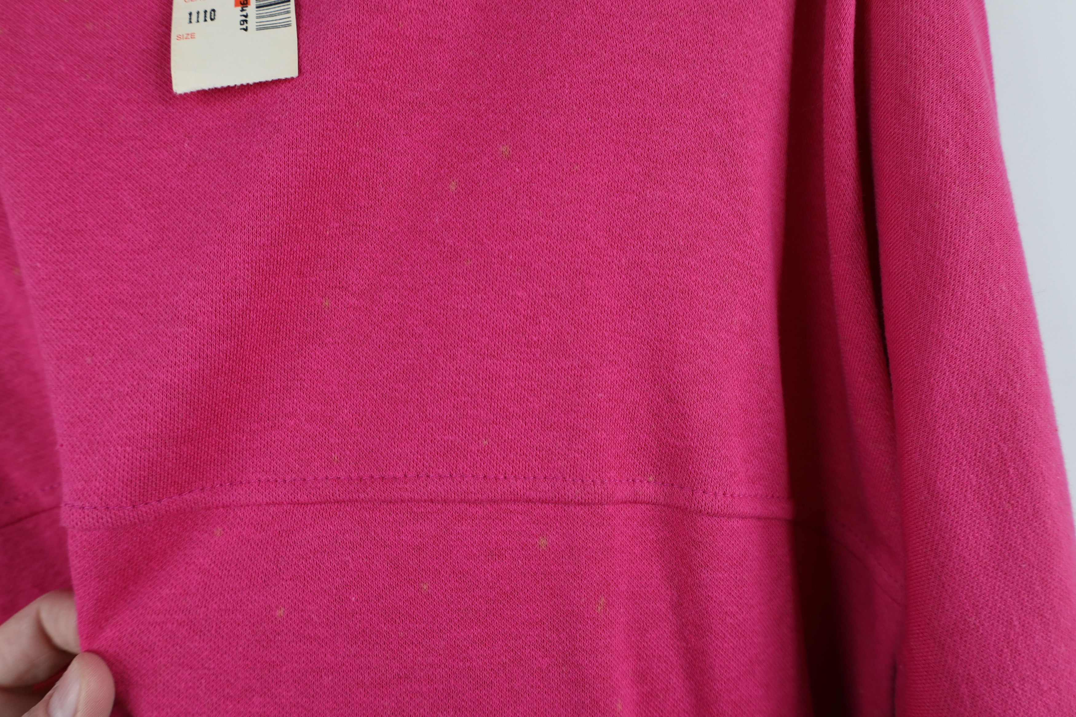 Vintage Deadstock Vintage 90s Stretwear Crewneck Sweatshirt Pink USA Size 3XL / US 20-22 - 4 Thumbnail