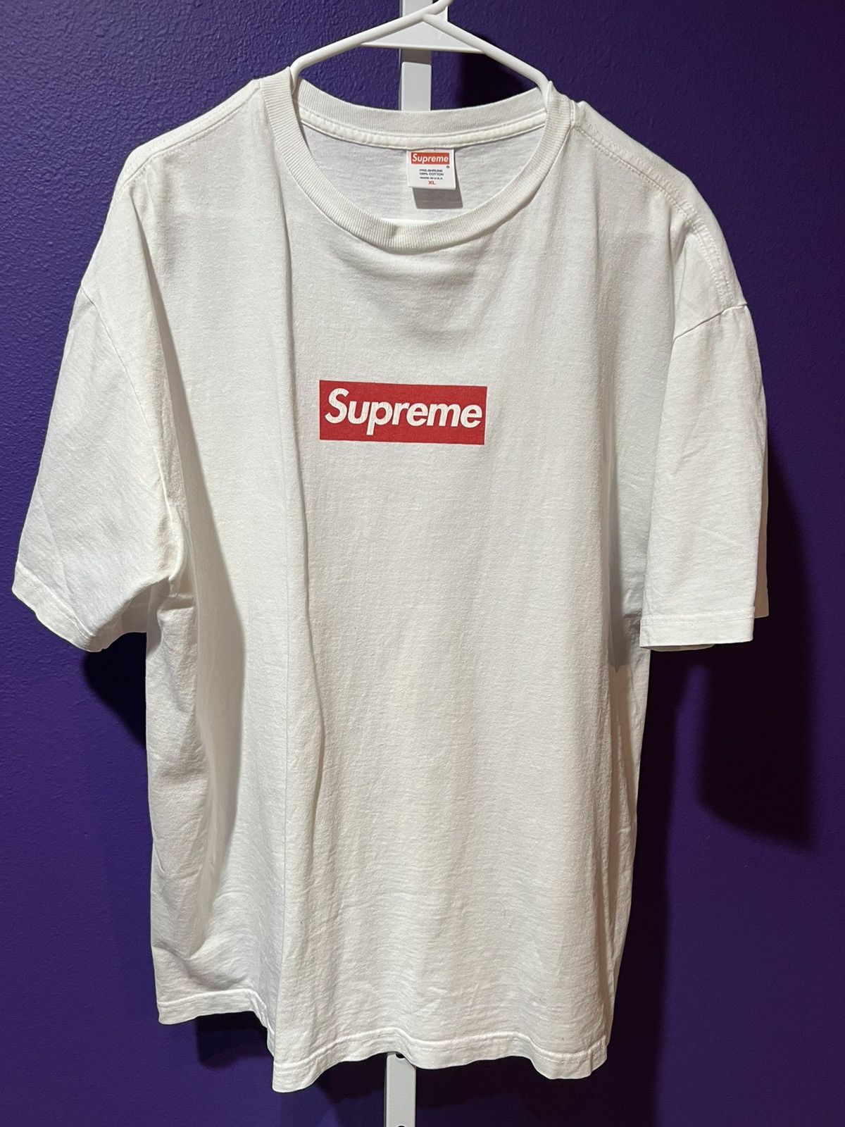 Supreme Red Box Logo Tee | Grailed