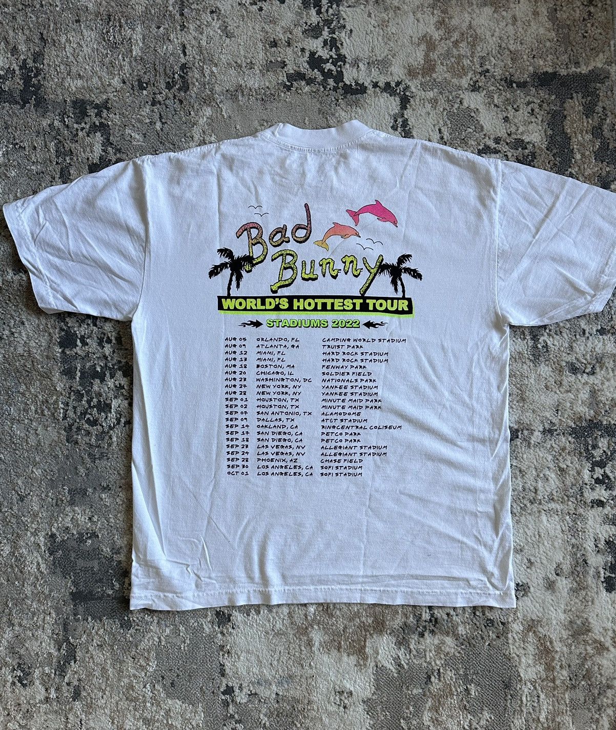 Other Bad Bunny 2022 World's Hottest Tour T-Shirt - Size Large Size US L / EU 52-54 / 3 - 4 Thumbnail