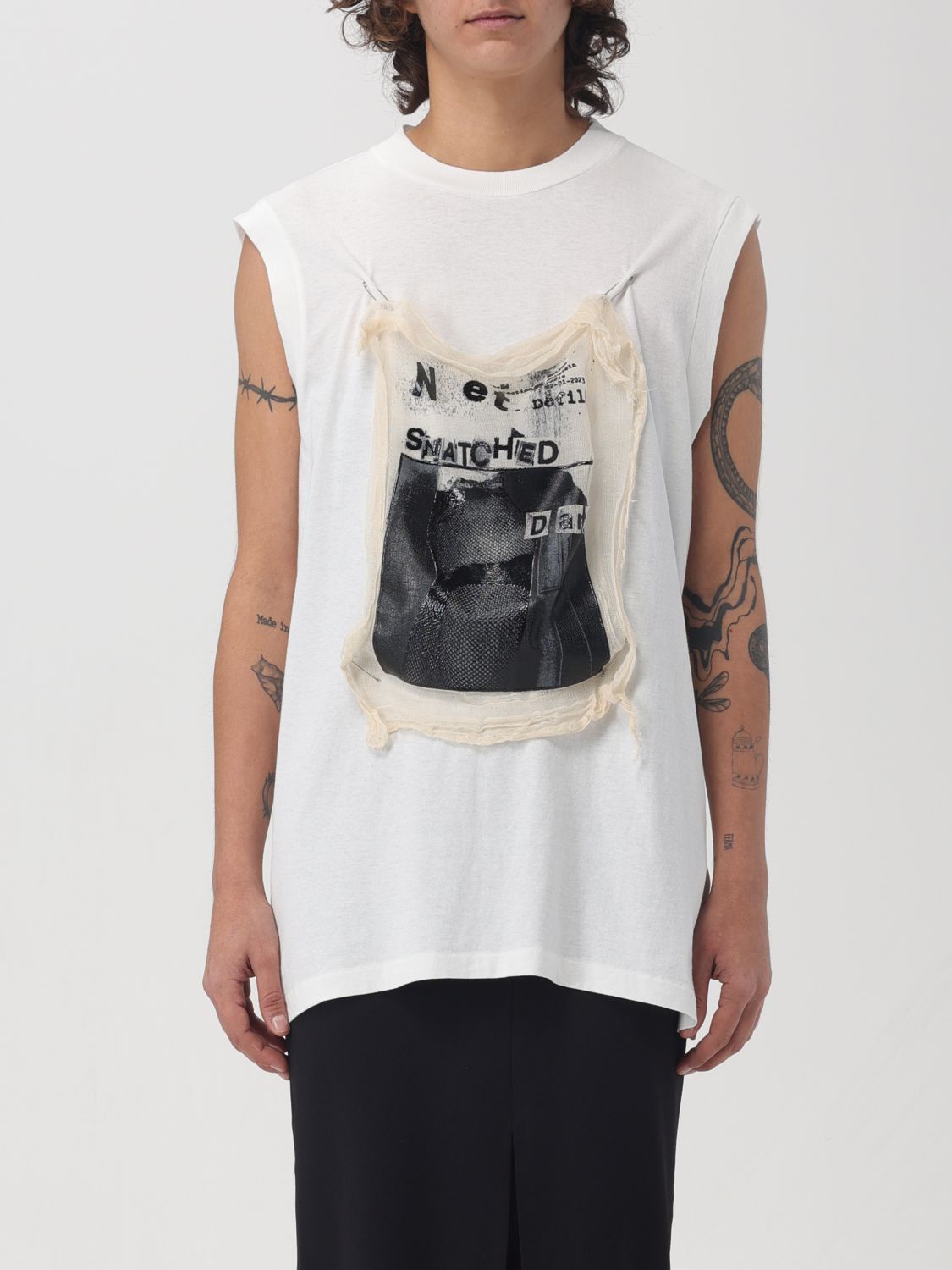 image of Maison Margiela T-Shirt Woman White, Women's (Size 2XL)