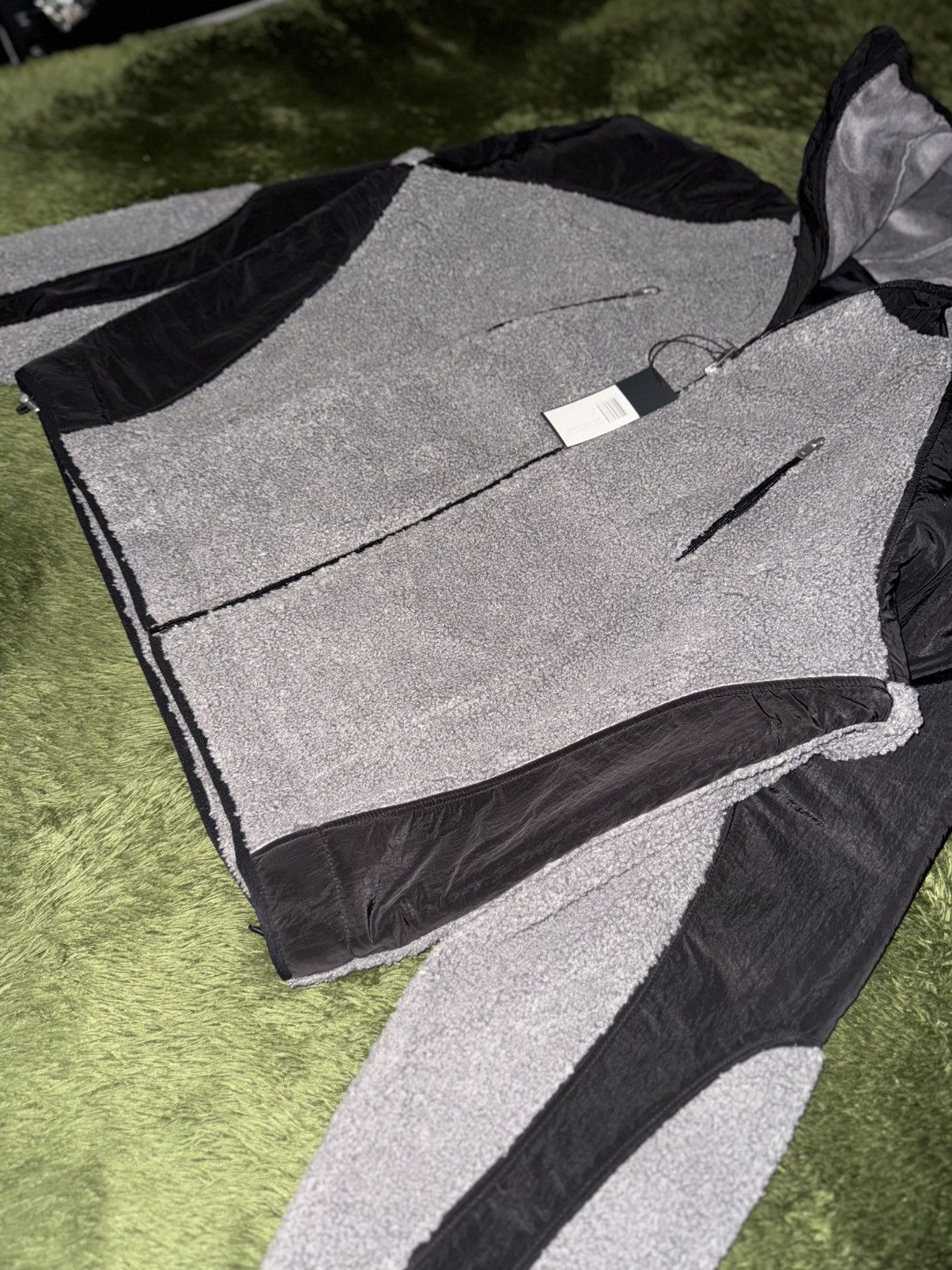 Heliot Emil [50] HELIOT EMIL Asymmetric Balaclava Fleece Jacket Size US XL / EU 56 / 4 - 5 Thumbnail