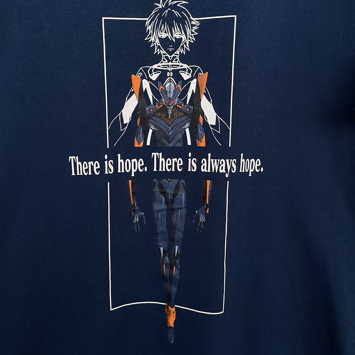 Anime × Japanese Brand × Vintage Vintage Neon Genesis Evangelion EVA-01 There Is A Hope Tee Size US M / EU 48-50 / 2 - 2 Thumbnail