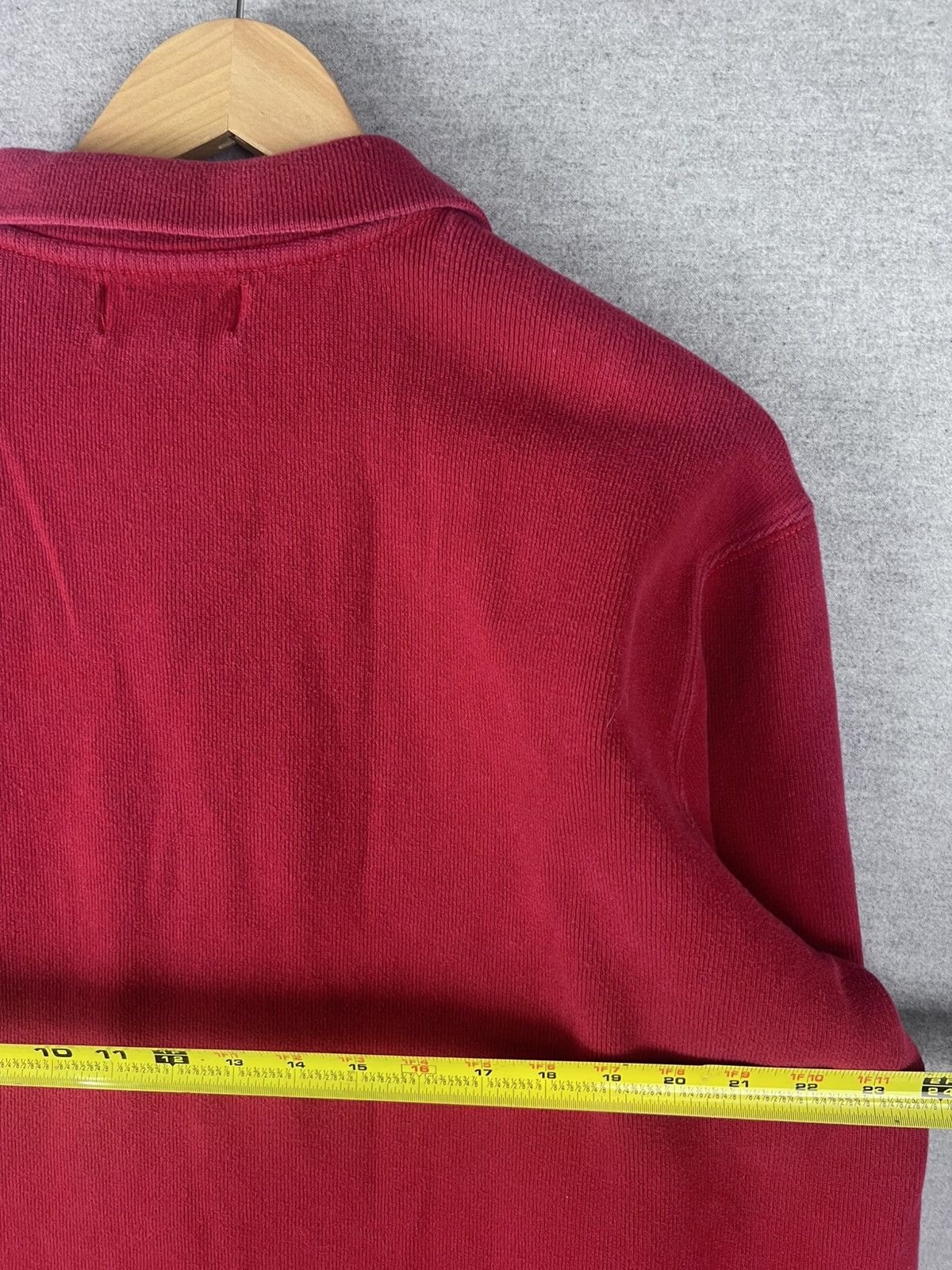 Polo Ralph Lauren × Vintage Polo Ralph Lauren Sweater Men XL Red Black Pony Sweatshirt Size US XL / EU 56 / 4 - 7 Thumbnail