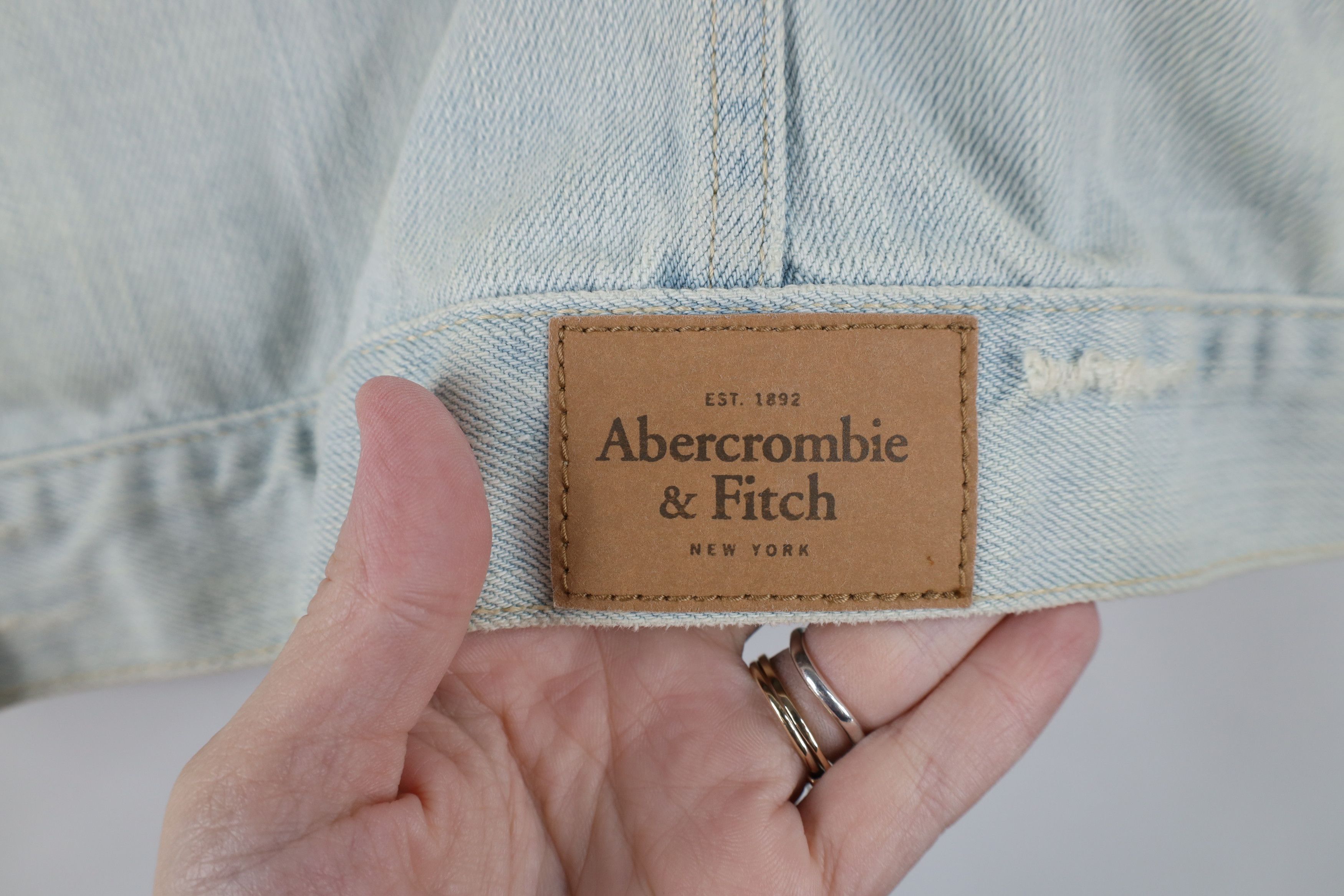 Abercrombie & Fitch Vintage Y2K Abercrombie & Fitch Denim Trucker Vest Jacket Size M / US 6-8 / IT 42-44 - 13 Thumbnail