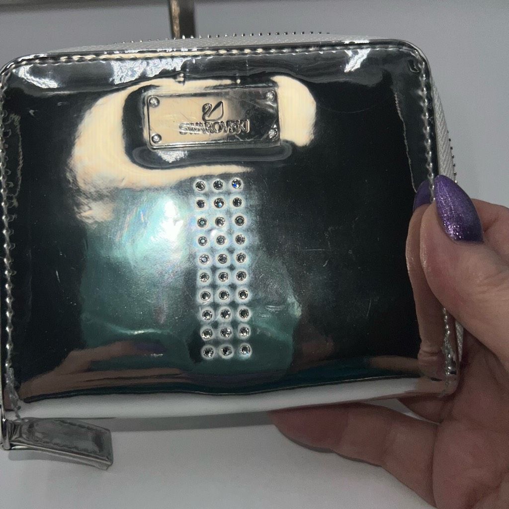 Swarovski Swarovski Metallic and Crystal Small Wallet Size ONE SIZE - 8 Thumbnail