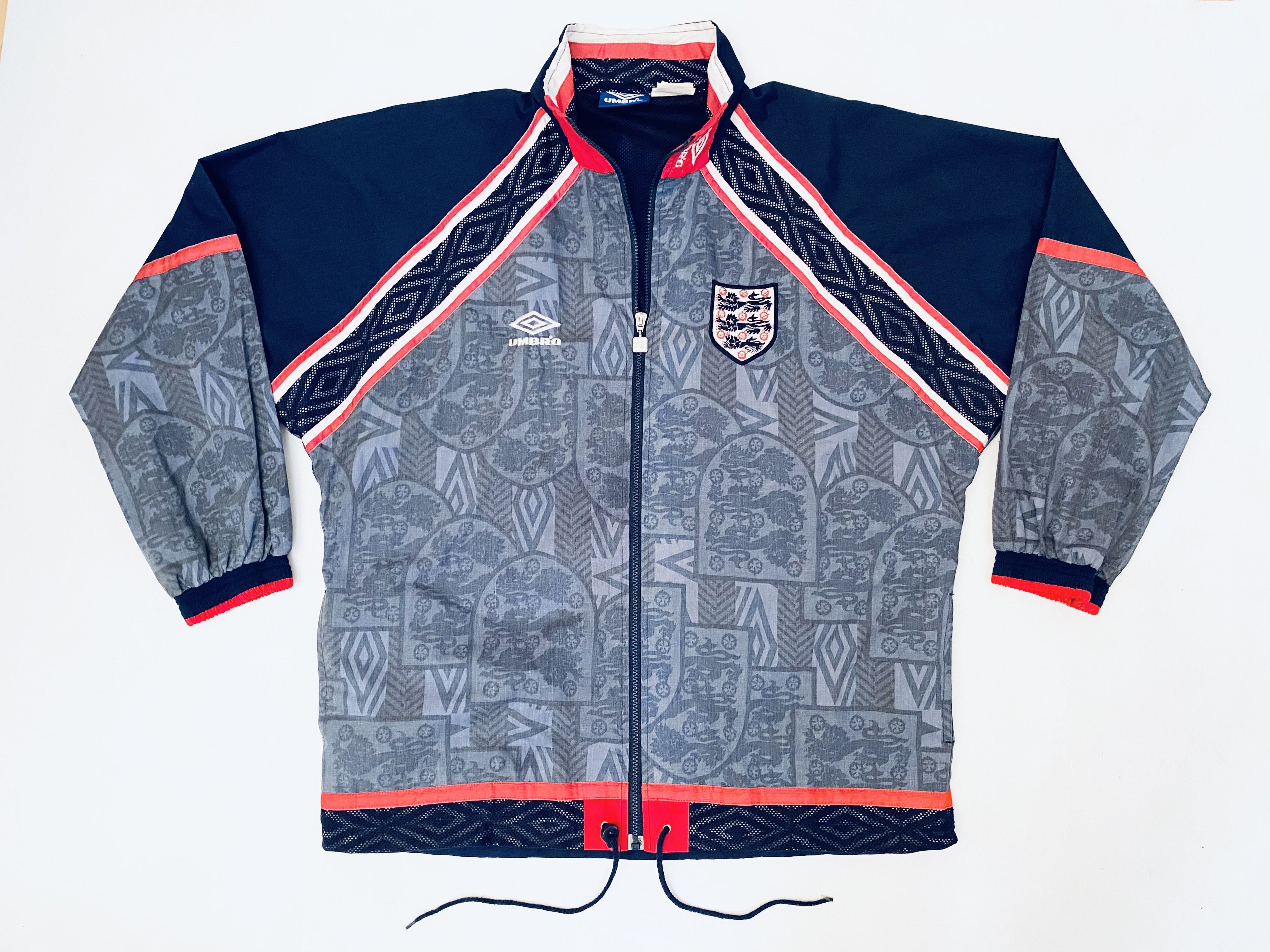 Umbro × Vintage England Training Jacket 1993 / 1995 Size US L / EU 52-54 / 3 - 3 Thumbnail