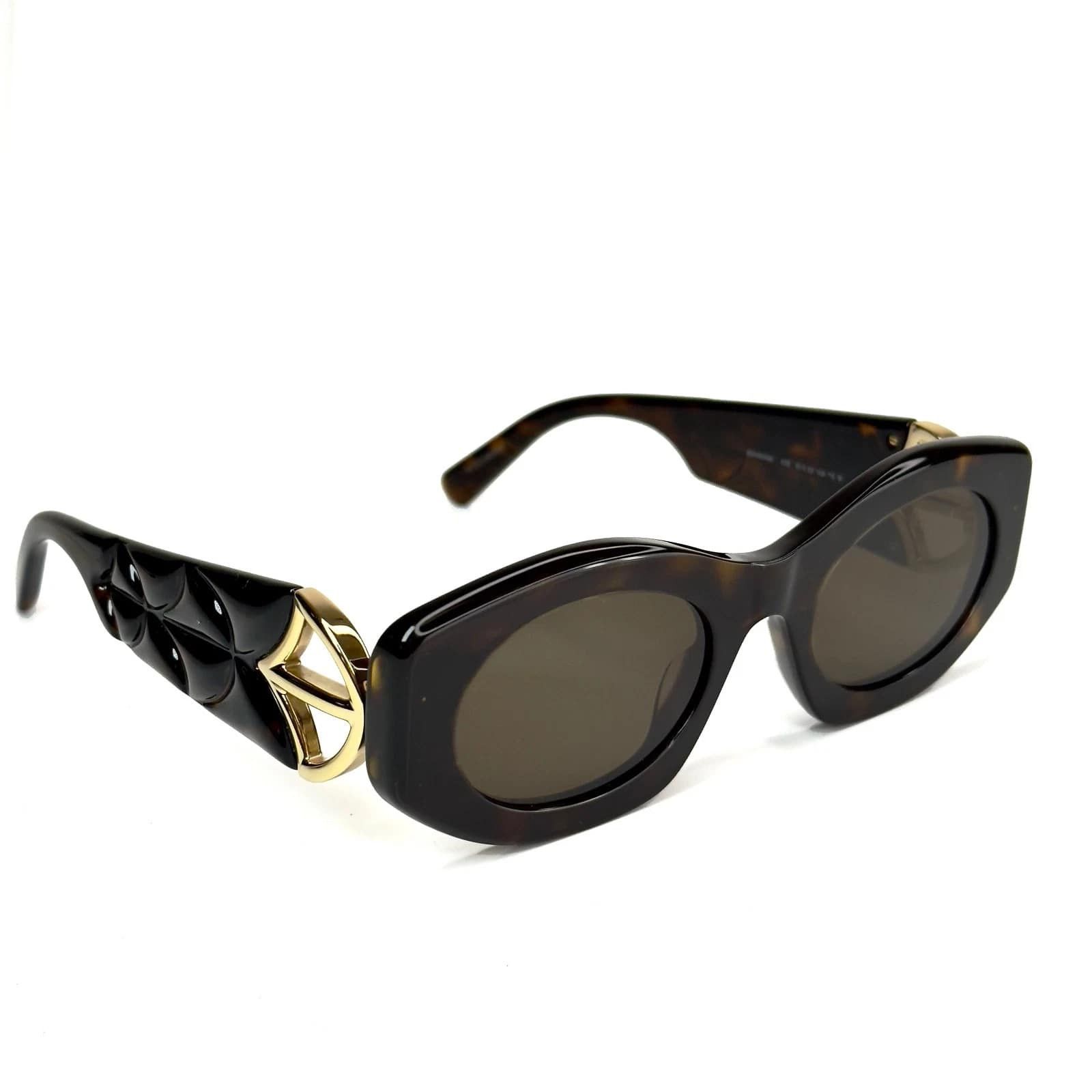 Bvlgari BVLGARI 40049 CALLA BV40049I Brown Oval Sunglasses 53E Size ONE SIZE - 6 Thumbnail