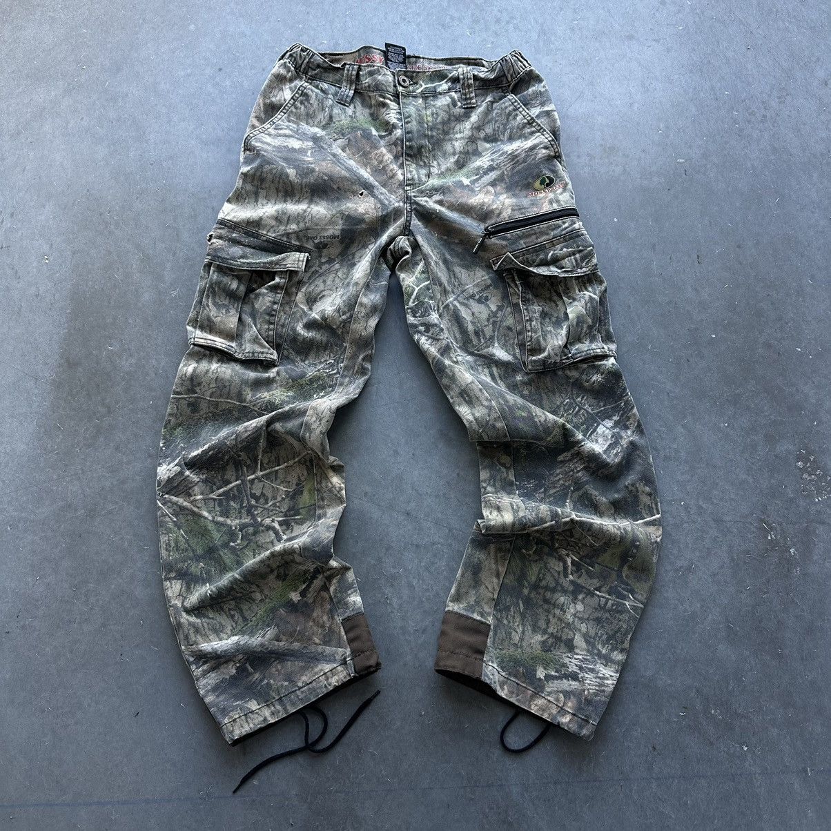 Vintage Crazy Vintage Y2K Mossy Oak Camo Cargo Pants Skater Cyber Size US 30 / EU 46 - 1 Thumbnail