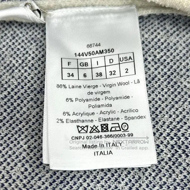 Dior Dior Colorblock Wool Women's Jacket . Size XXS / US 00 / IT 34 - 7 Thumbnail