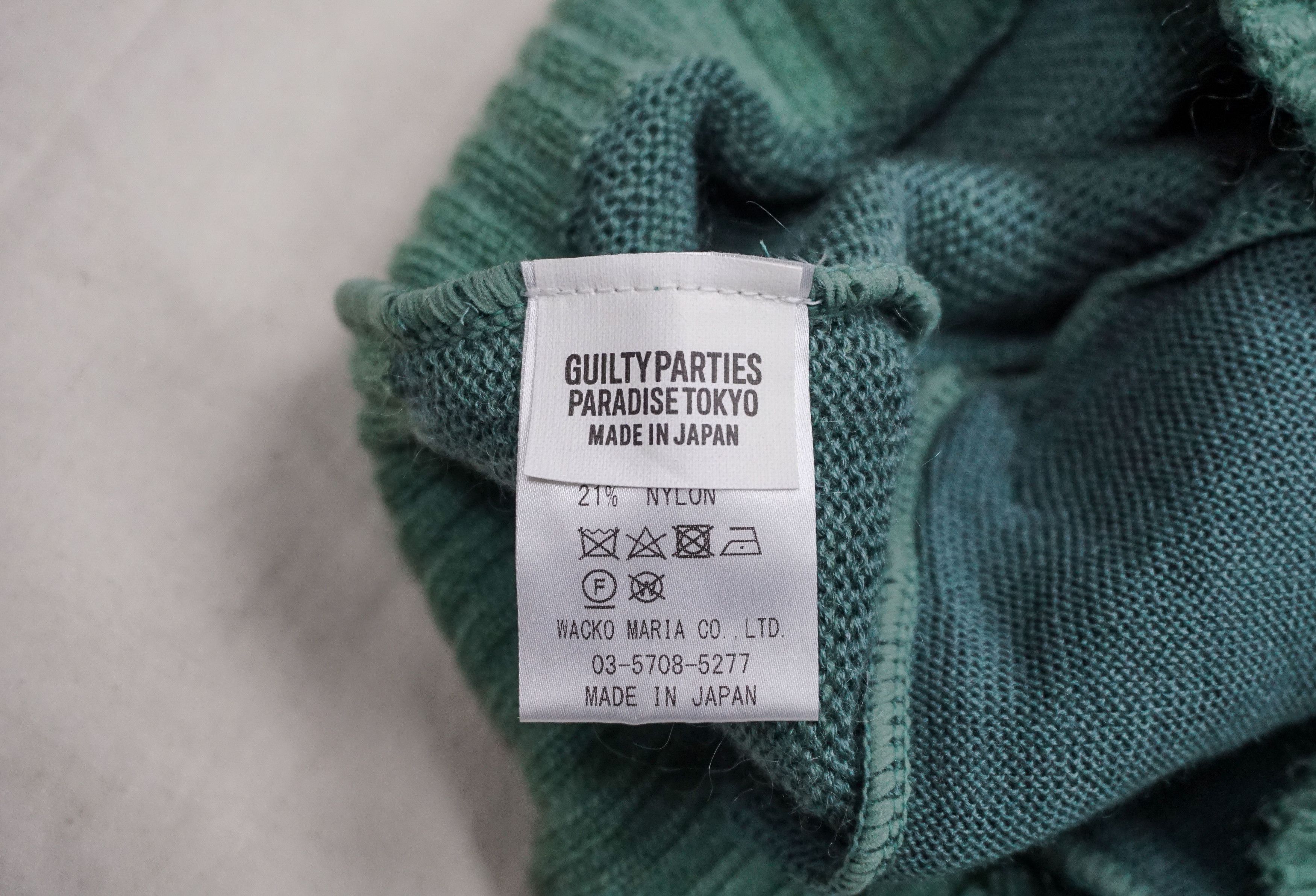 Vintage × Wacko Maria Guilty Parties x Wacko Maria Knit Cardigan Size US M / EU 48-50 / 2 - 4 Thumbnail