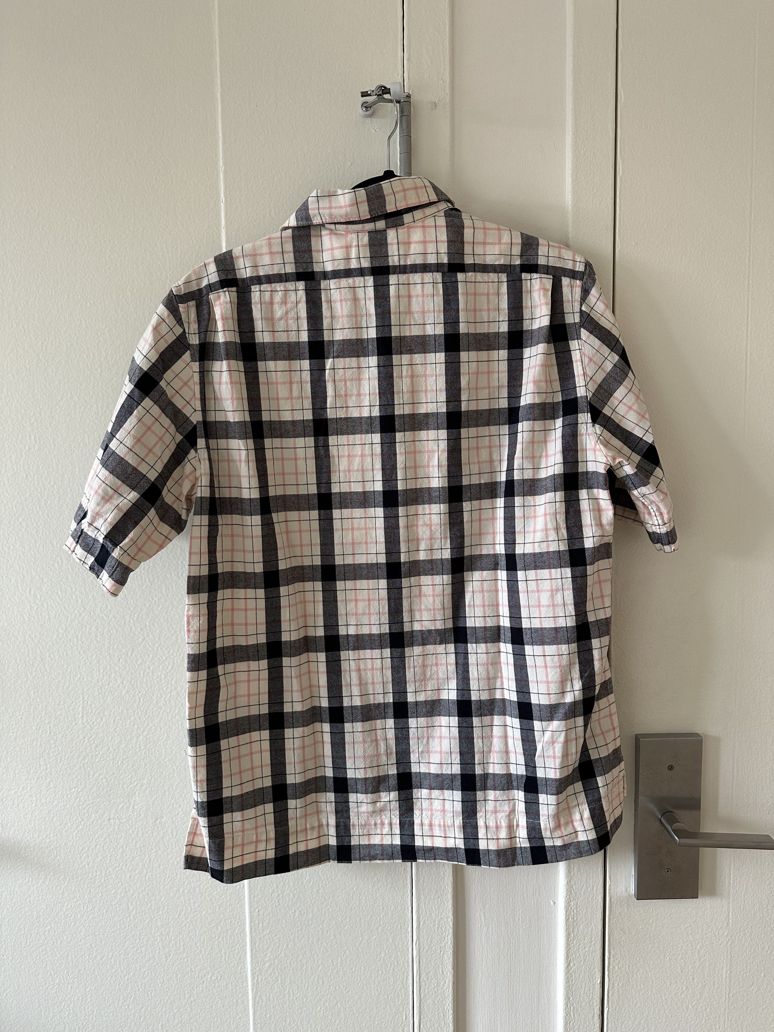 Acne Studios Acne Studios Elms Big Check Camp Collar Shirt Size US S / EU 44-46 / 1 - 5 Thumbnail
