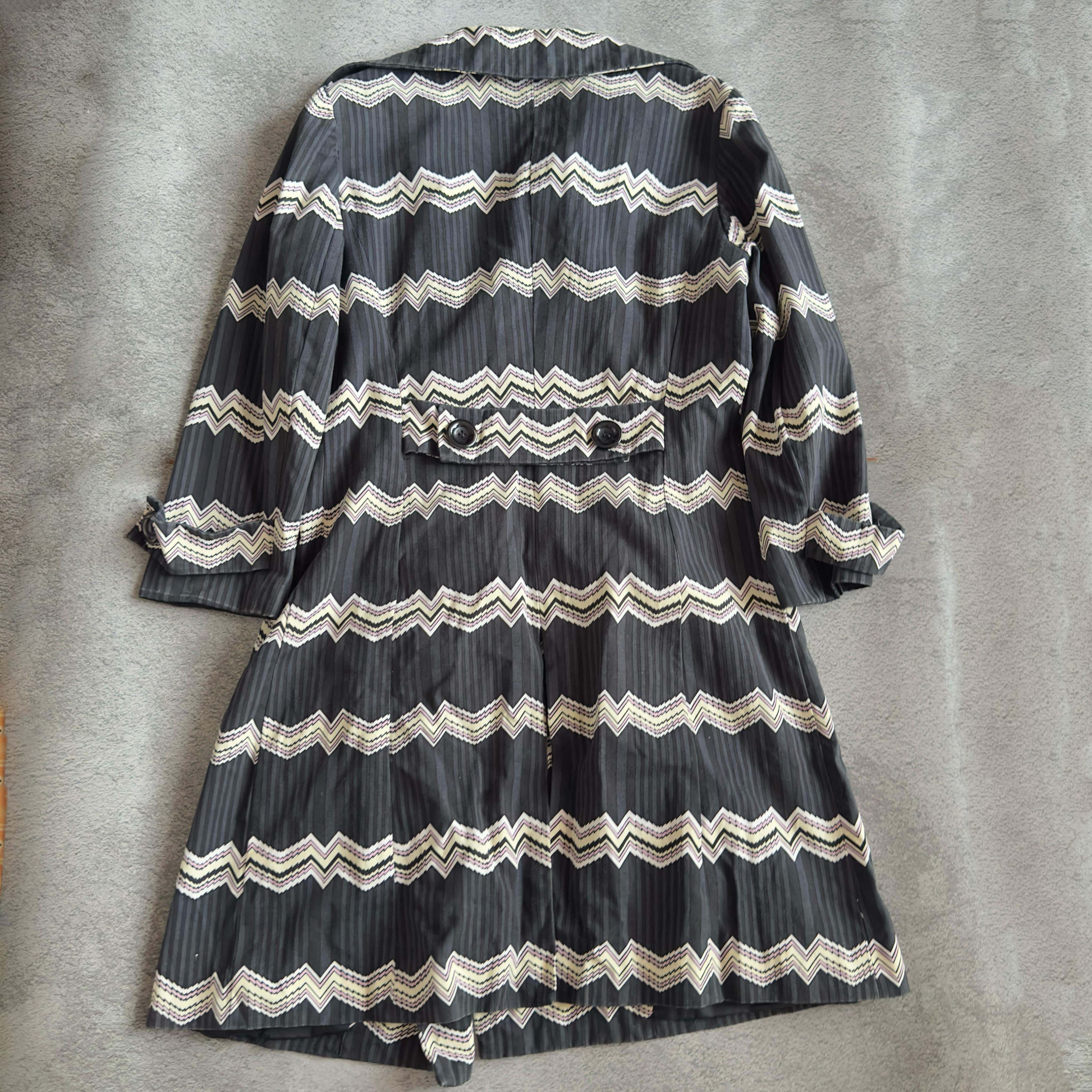 Missoni Missoni ZigZag Trench Coat Size M / US 6-8 / IT 42-44 - 3 Thumbnail