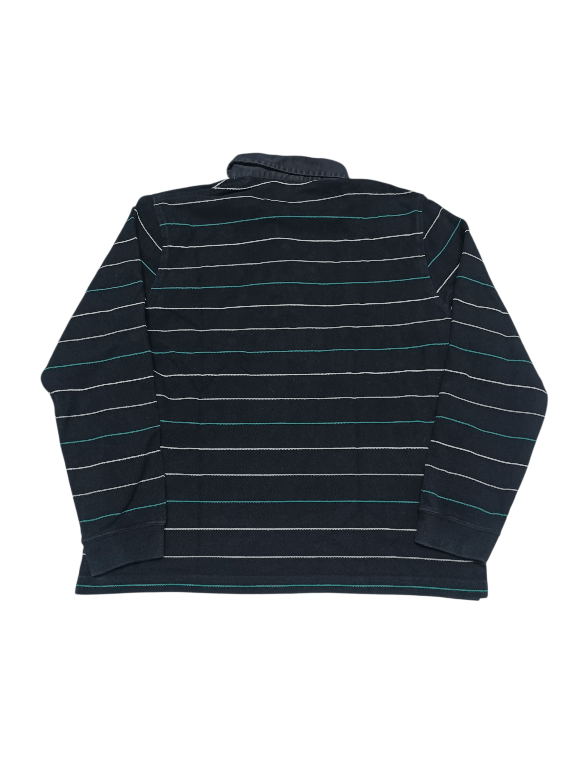 Lacoste LACOSTE VINTAGE LUXURY OLDMONEY STRIPED RUGBY SHIRT Size US L / EU 52-54 / 3 - 4 Thumbnail