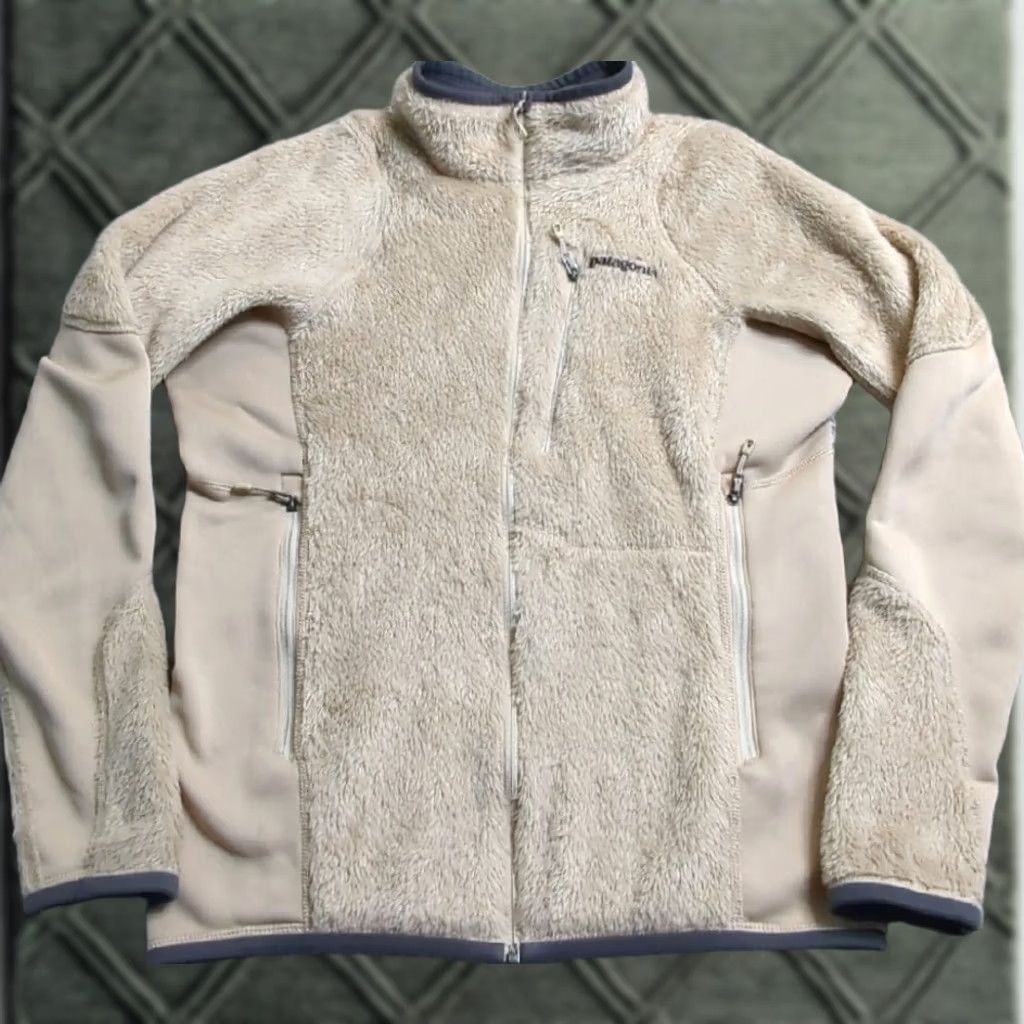 Patagonia VINTAGE Patagonia R2 Regulator Polartec Fleece Jacket Hybrid Deep Pile Oatmeal SML Mens Small Beige Size US S / EU 44-46 / 1 - 1 Thumbnail