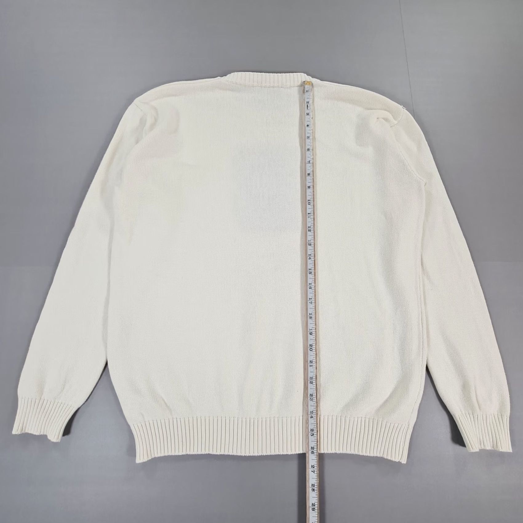 Brandy Melville Brandy Melville Jumper White One Size Knit Cotton Pullover Relaxed Fit Womens Size ONE SIZE - 7 Thumbnail