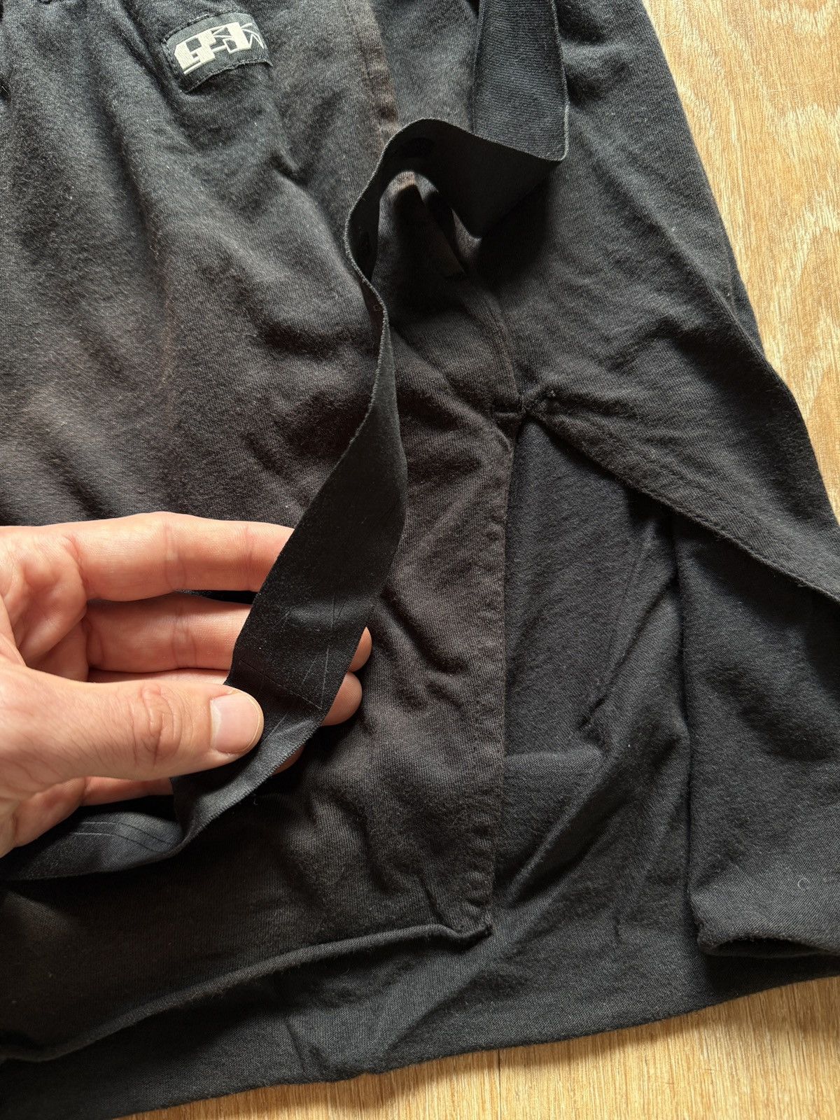 Rick Owens Drkshdw Rick Owens DRKSHDW Drawstring Cotton Boxer Shorts Size US 32 / EU 48 - 6 Thumbnail