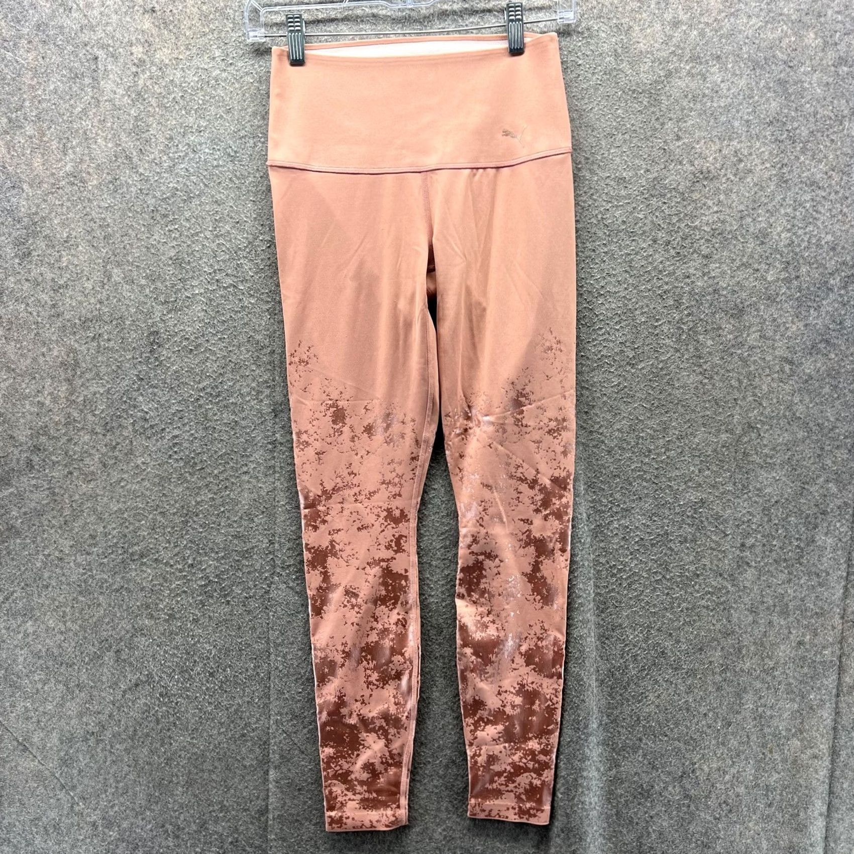 Puma Puma Leggings Womens XS Pink High Rise Printed Workout Athletic Leggings Logo Womens XS Pink High Rise Printed Leggings Nike? Size 26" / US 2 / IT 38 - 2 Thumbnail