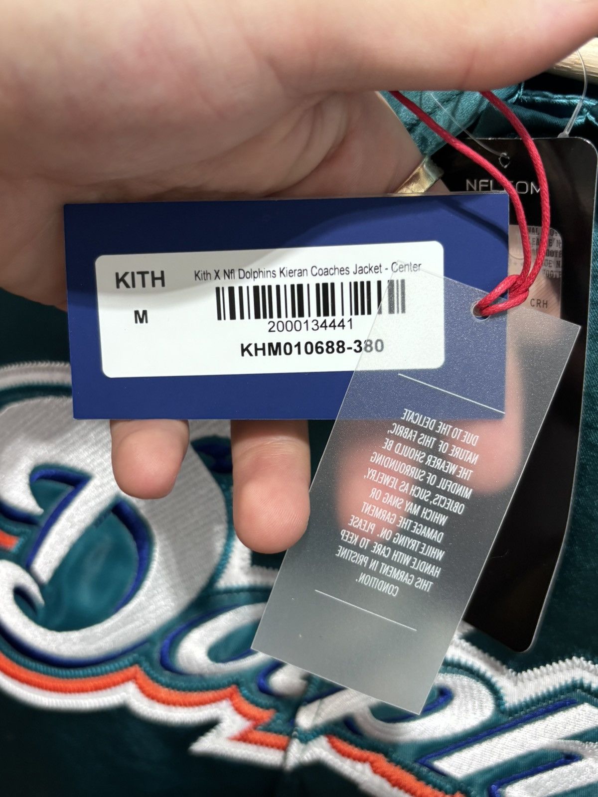 Kith Kith X Nfl Dolphins Kieran Coaches Jacket Size US M / EU 48-50 / 2 - 7 Thumbnail