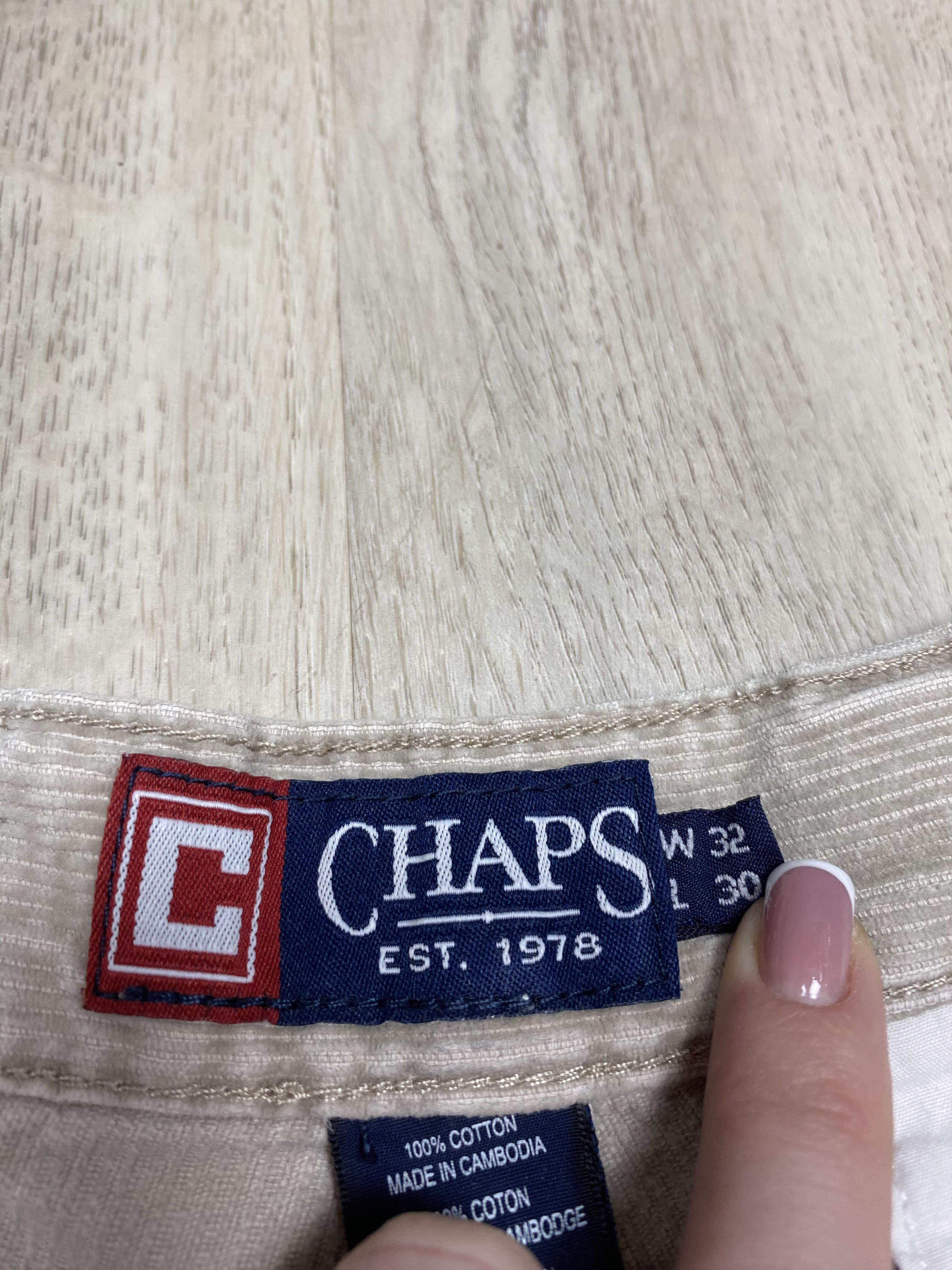 Chaps Chaps Vintage Mens Corduroy Cargo Pants Size US 32 / EU 48 - 4 Thumbnail