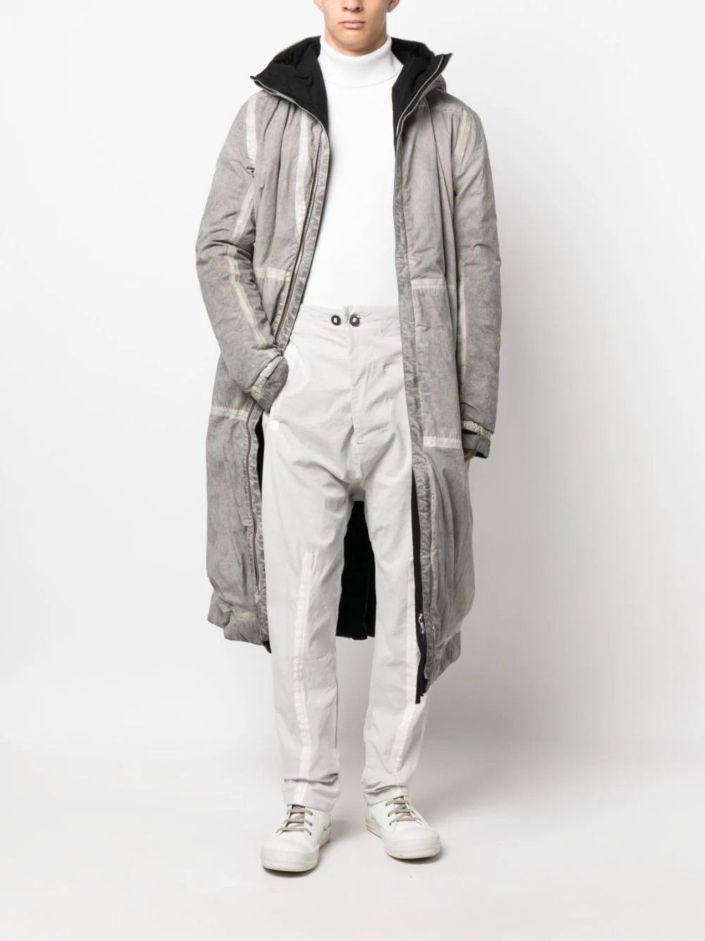 Boris Bidjan Saberi Boris P11 Carbon Grey Tapeseam Cotton Pant Size L Size US 34 / EU 50 - 18 Thumbnail