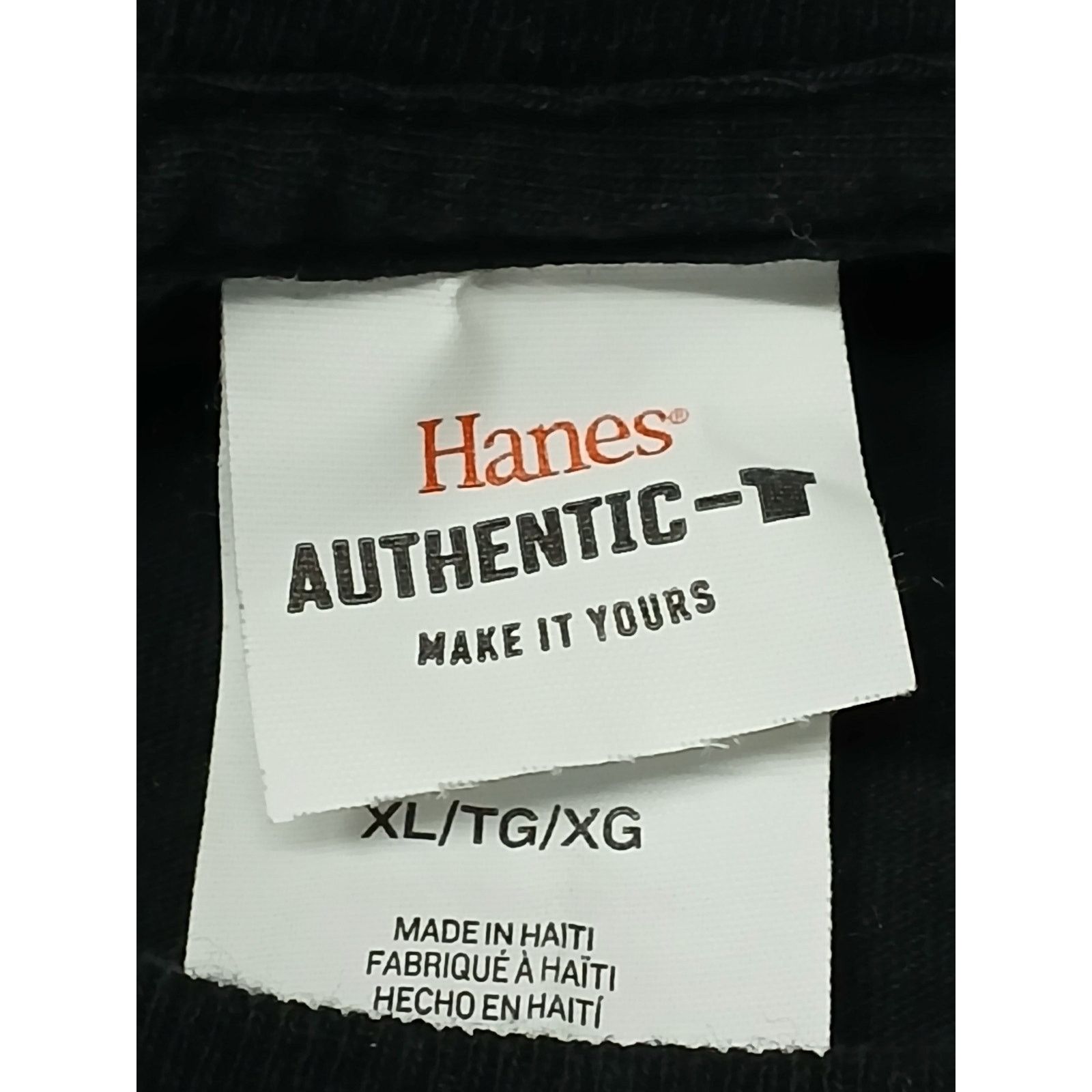 Hanes Hanes (XL) Black Honda Logo Short Sleeve Crew Neck Tee Shirt Size US XL / EU 56 / 4 - 5 Thumbnail
