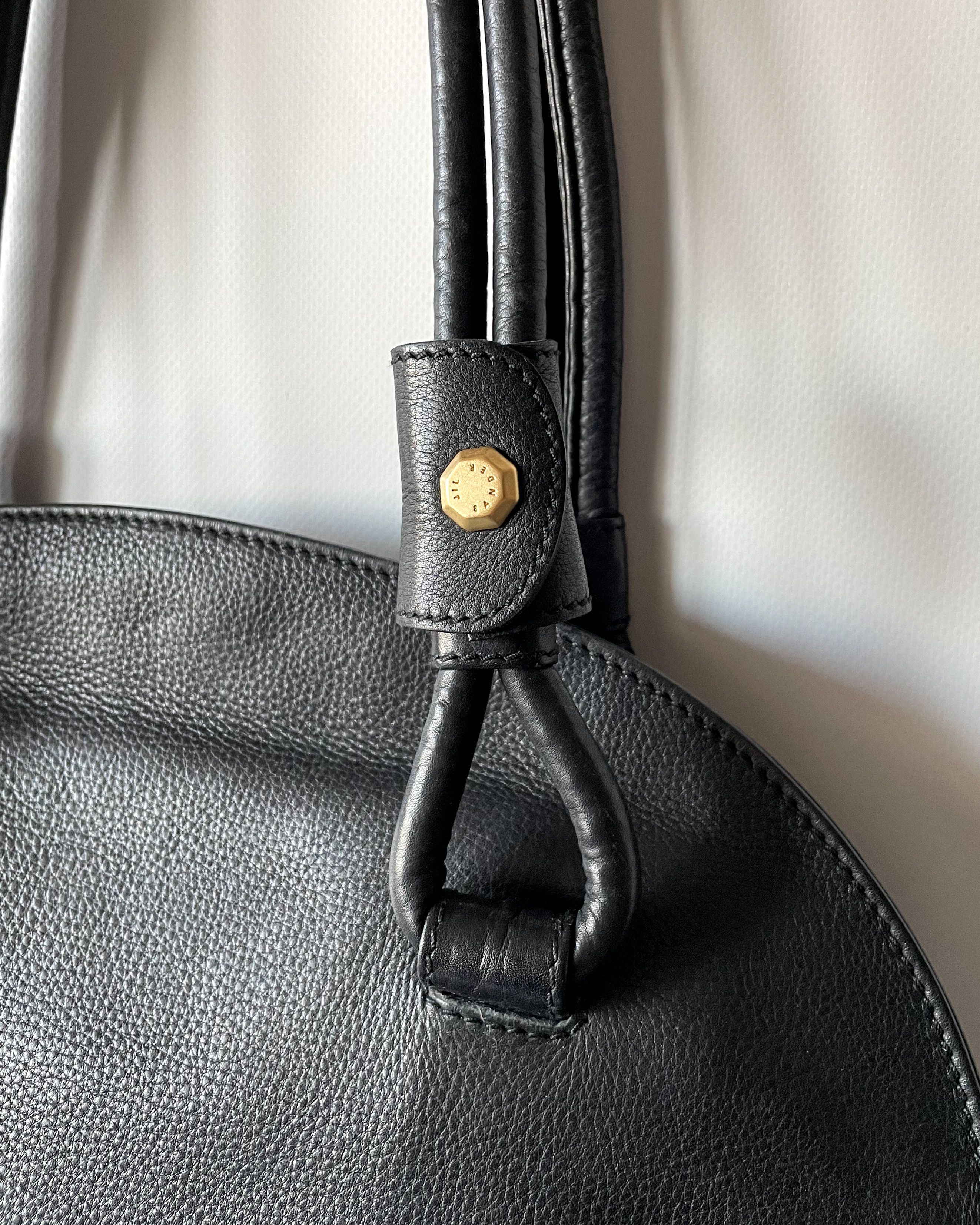 Jil Sander Jil Sander Black Leather Shoulder Bag Size ONE SIZE - 9 Thumbnail