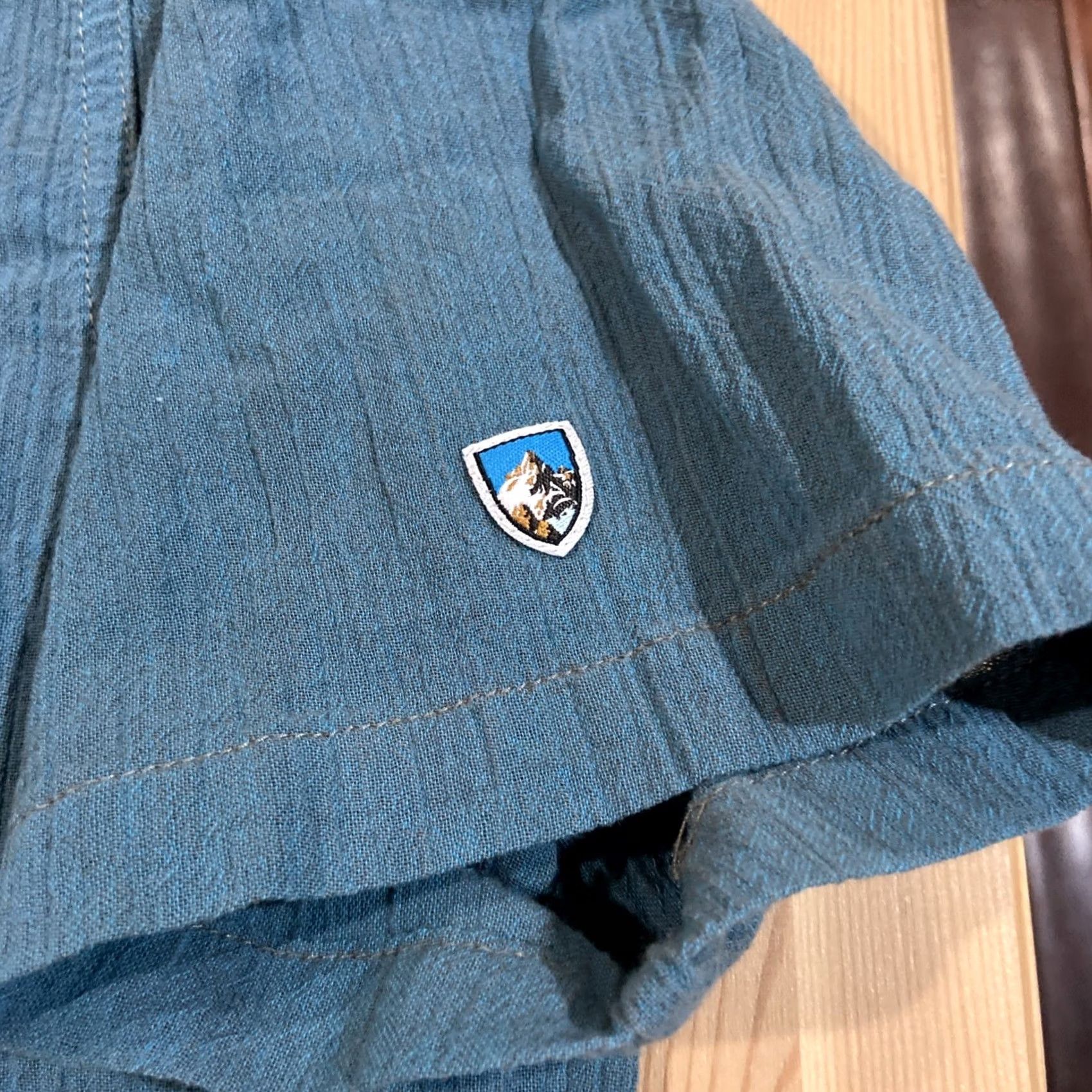 Vintage Kuhl Button-Up Shirt Tour of Utah Embroidery EUC Blue L Mens Short Sleeve Pocketed Regular Fit Button-Up Shirt Size US L / EU 52-54 / 3 - 3 Thumbnail