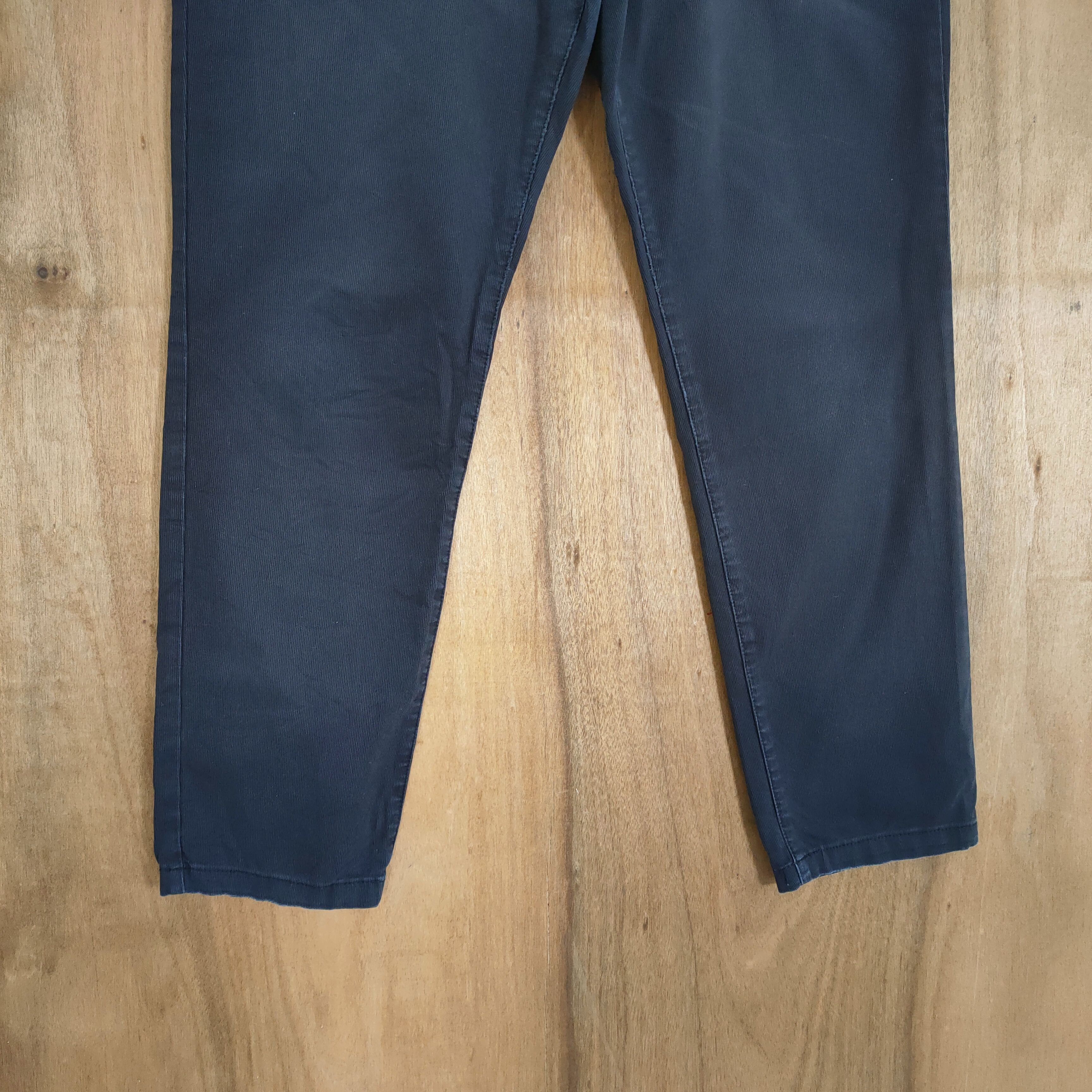 Global Work × Vintage GLOBAL WORK BLACK TROUSERS CHINO PANTS Size US 34 / EU 50 - 4 Thumbnail