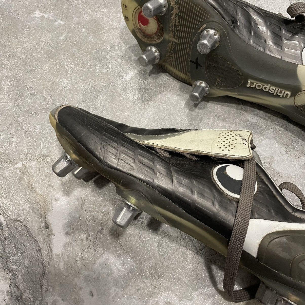 Pro Player × Vintage 90s PRO FOOTBALL Vintg Boots Mercurial SHOES LEGEND UHLSPORT Size US 8 / EU 41 - 4 Thumbnail