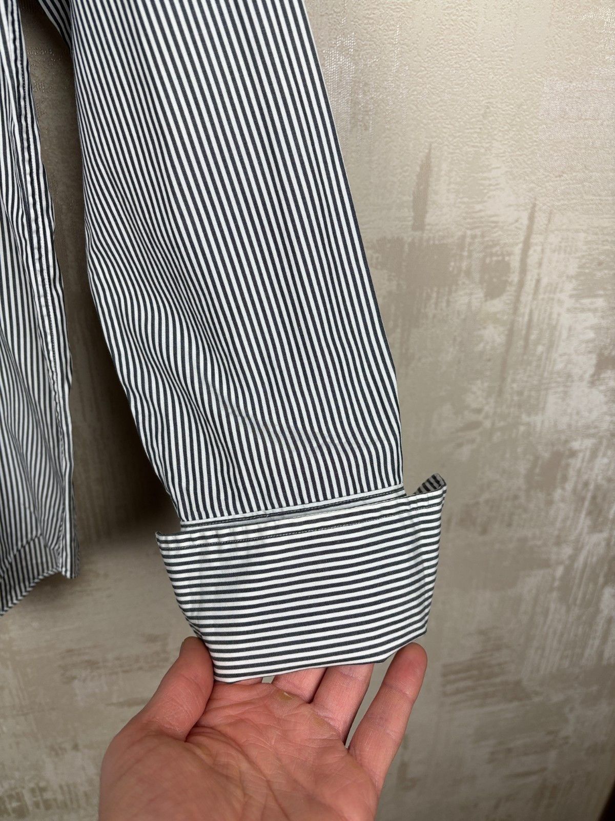 Gieves & Hawkes Gieves & Hawkes Savile Row French Cuff Striped Dress Shirt Size US S / EU 44-46 / 1 - 7 Thumbnail