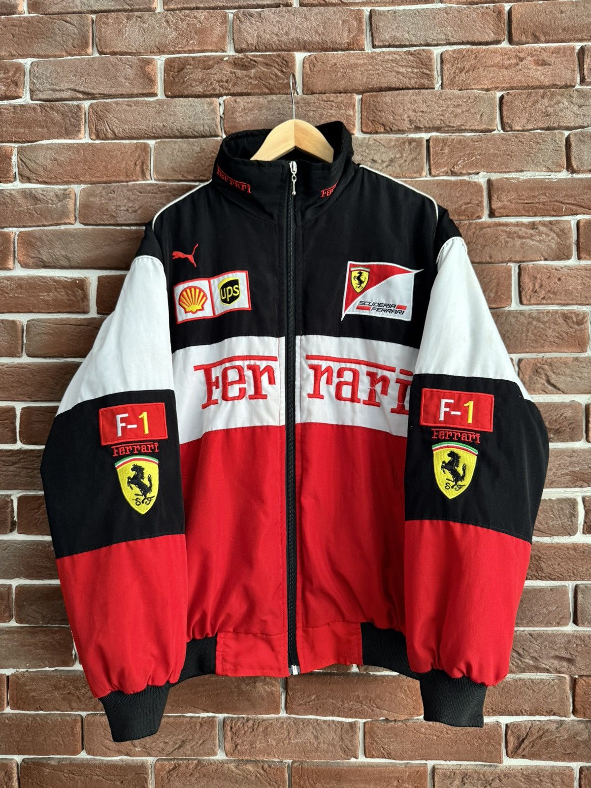 Ferrari Vintage Y2k Ferrari Racing Formula One Rare Hype Jacket Size US L / EU 52-54 / 3 - 1 Thumbnail