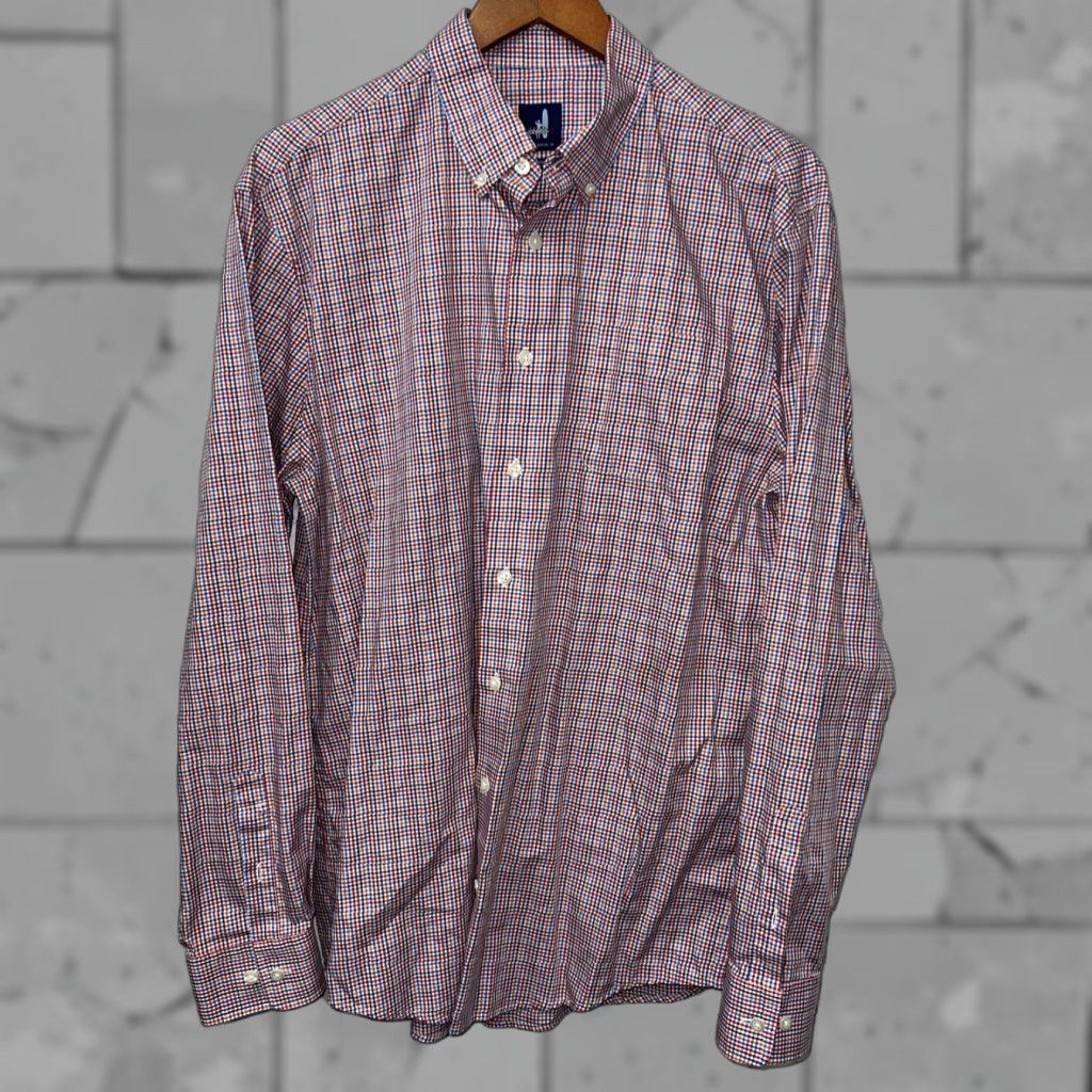 johnnie-O Johnnie-O Multicolor Plaid Button-Up Long Sleeve Shirt Mens Size L Size US L / EU 52-54 / 3 - 1 Thumbnail