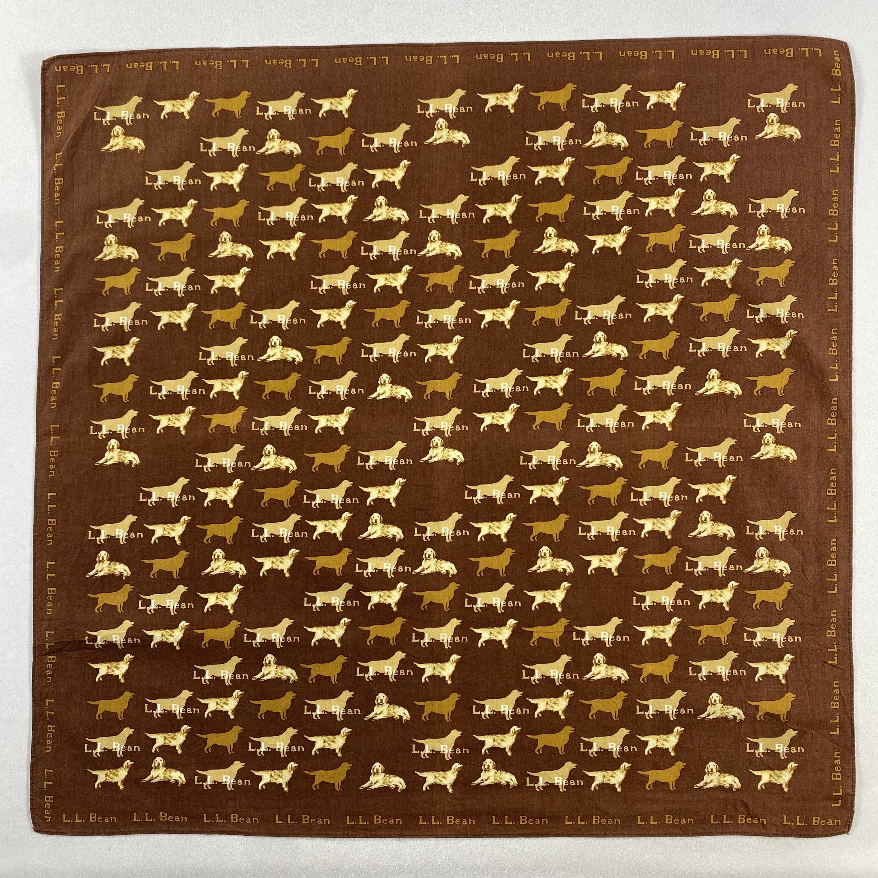 L.L. Bean × Vintage L.L. Bean Bandana/ Handkerchief / Neckerchief-P1165 Size ONE SIZE - 1 Thumbnail