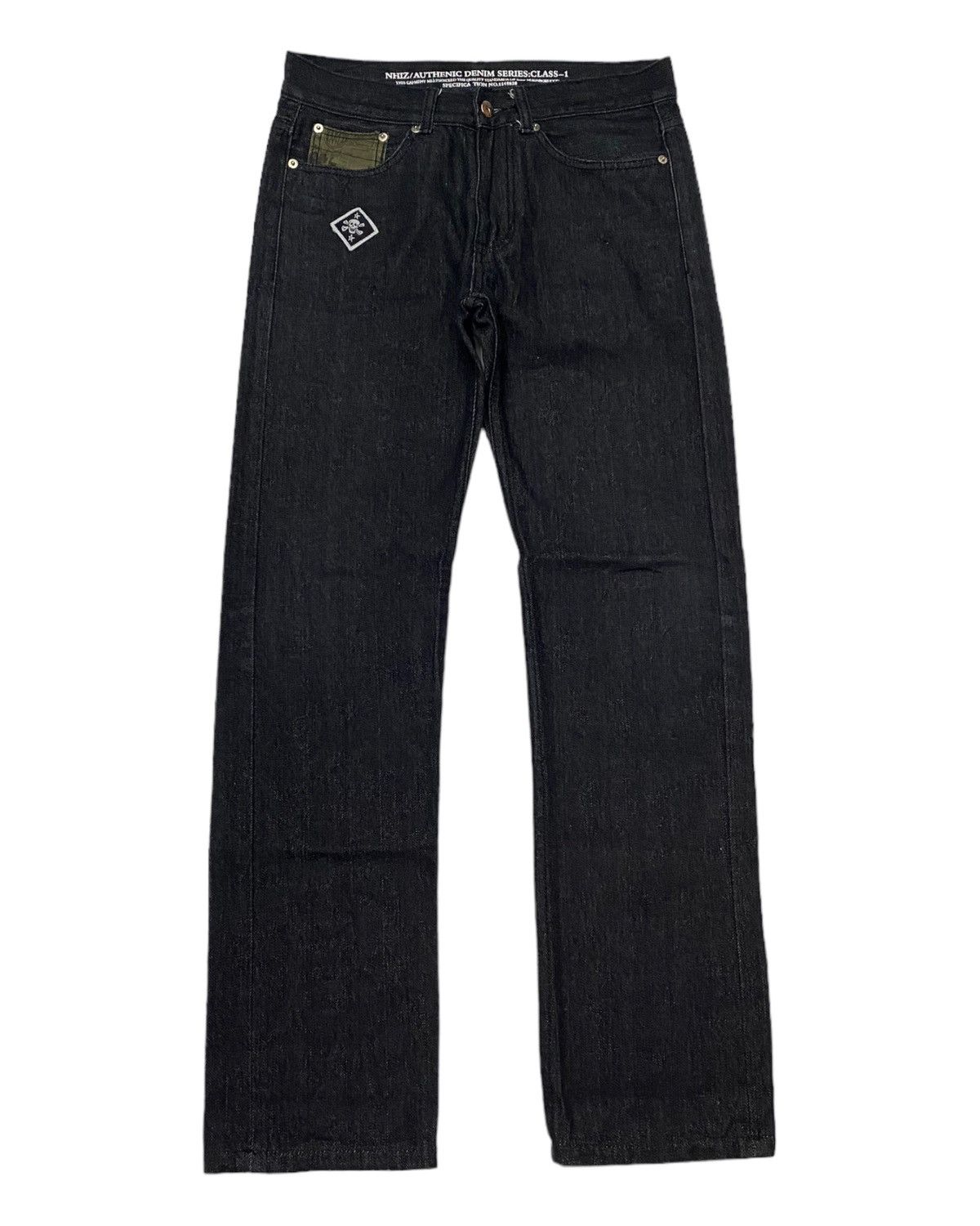 image of Neighborhood Neighbourhood Regular Straight Denim Jeans in Black, Men's (Size 30)