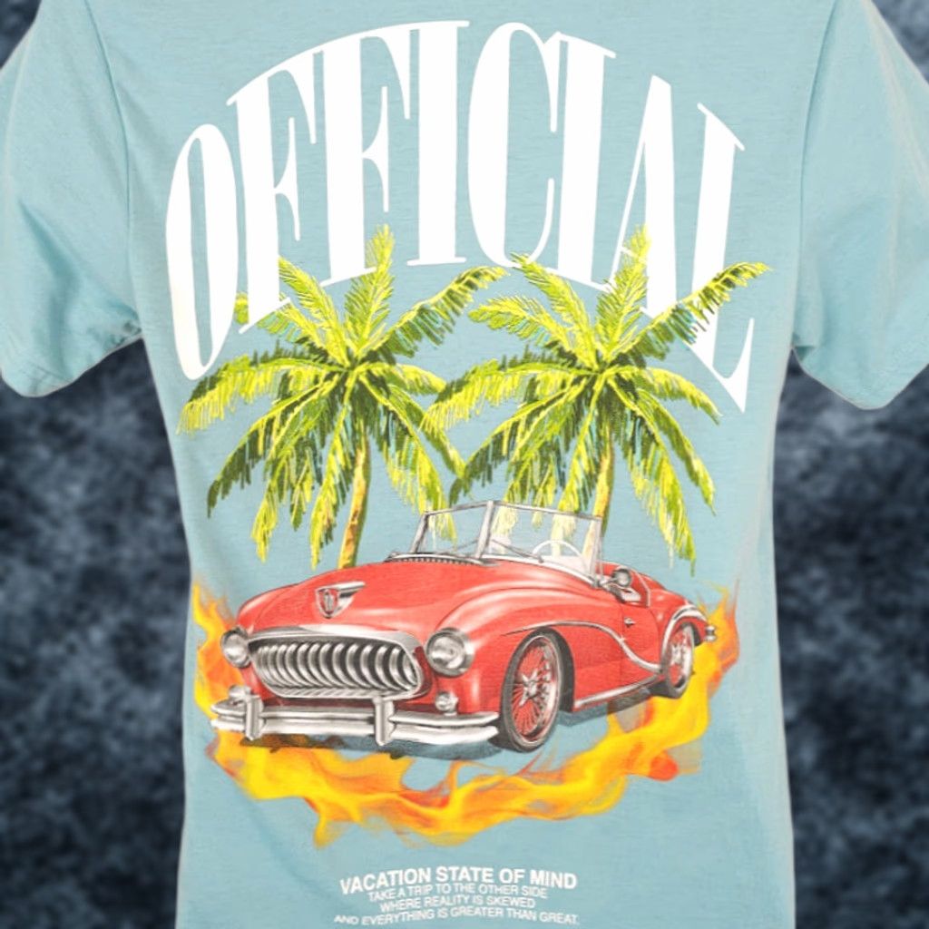 Vintage Vintage Car T Shirt Mens Small Blue RGSTR Short Sleeve Crew Neck Cotton Size US S / EU 44-46 / 1 - 1 Thumbnail